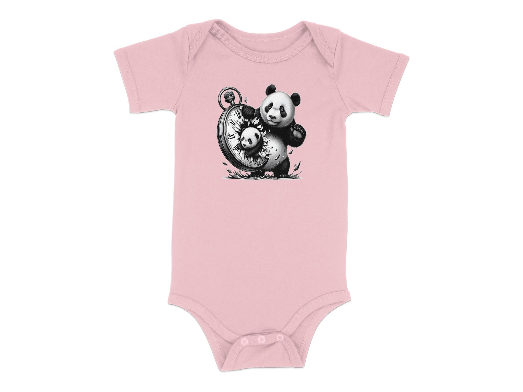 Panda - Coloured Toddler Bodysuit Realistic Animal Talisman Unisex Cute Tee Graphic Design