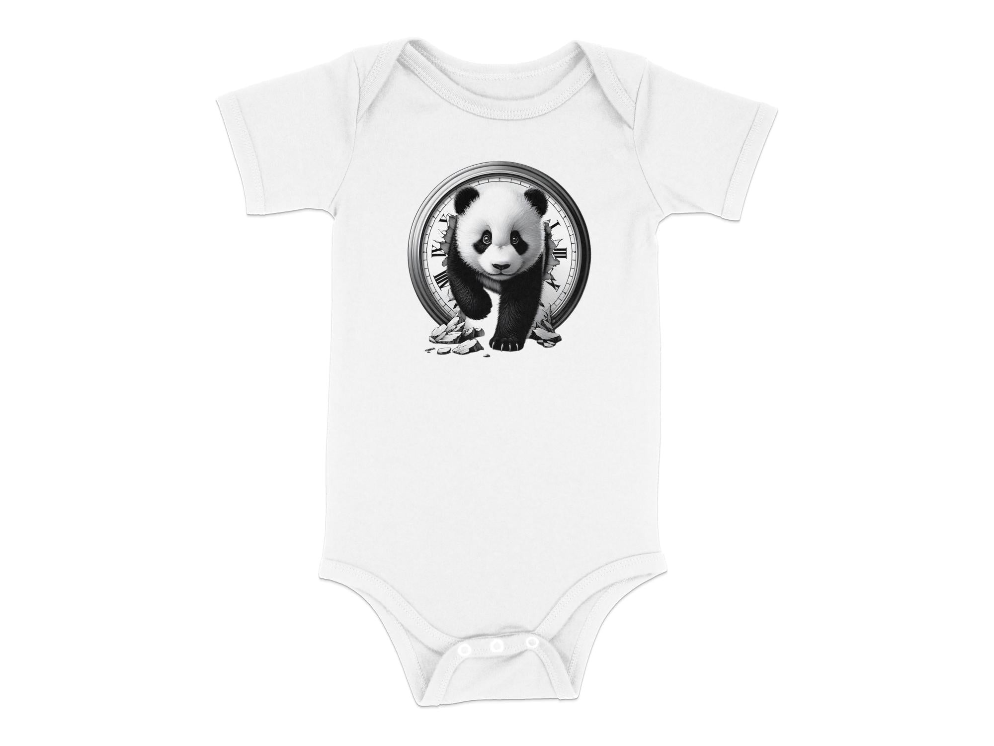 Panda - Coloured Toddler Bodysuit Realistic Animal Talisman Unisex Cute Tee Graphic Design