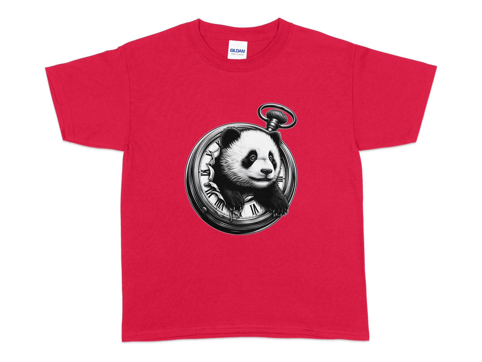 Panda - Coloured Kids T-Shirt Realistic Animal Talisman Unisex Cute Tee Graphic Design