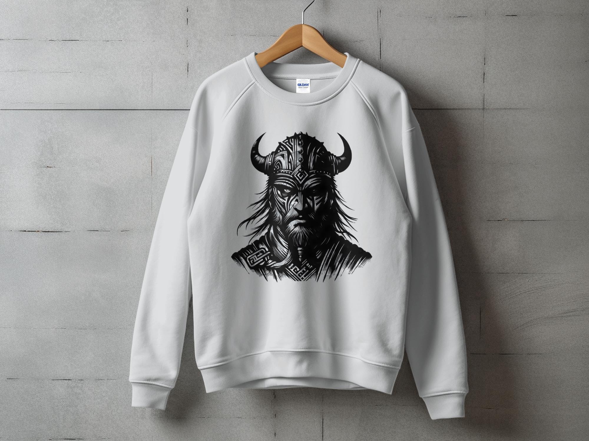 Viking Valour- Coloured Gildan Sweatshirt Norse Talisman Men Women Unisex Valhalla Tee