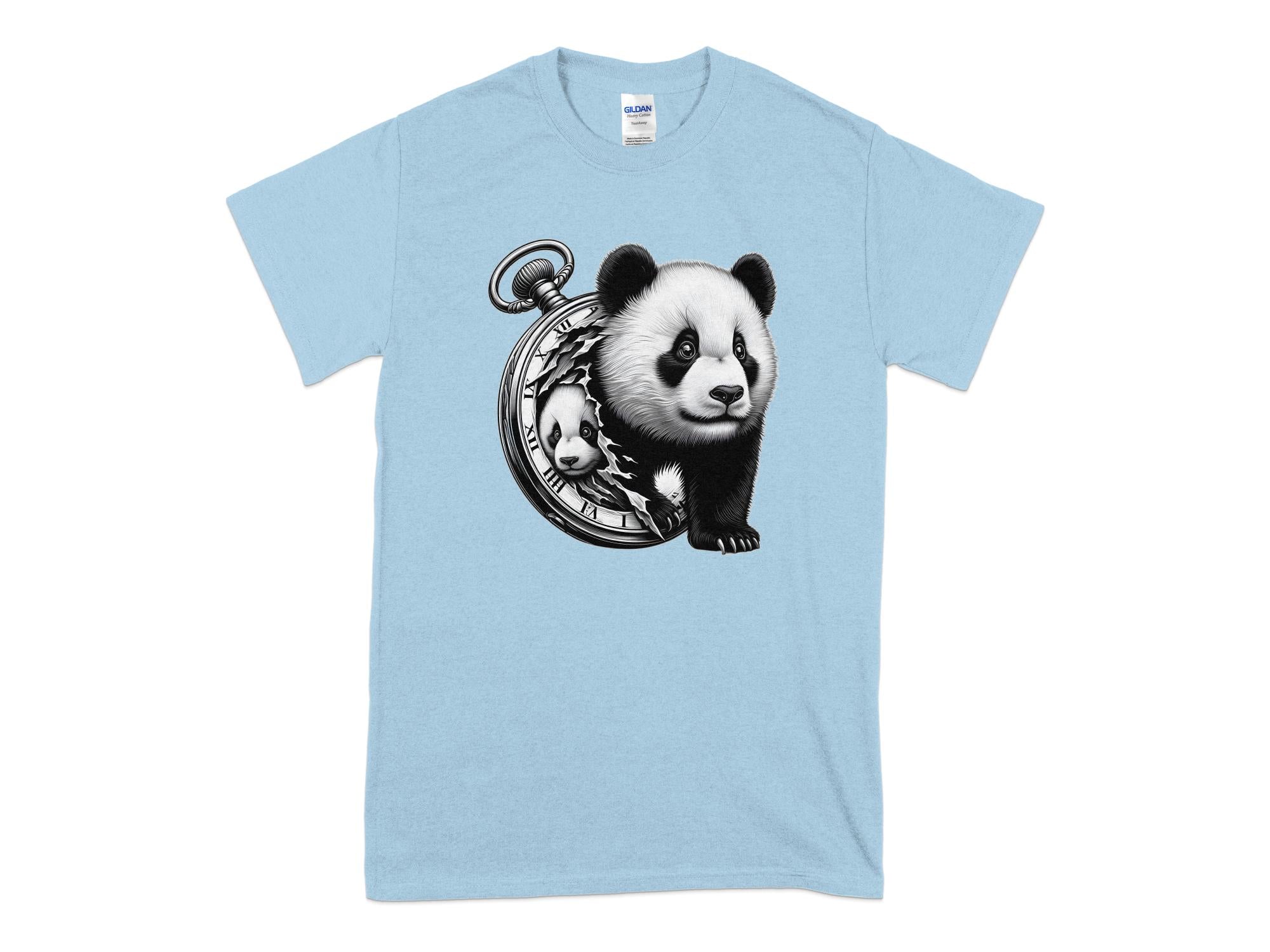 Panda - Coloured Gildan T-Shirt Realistic Animal Talisman Unisex Cute Tee Graphic Design