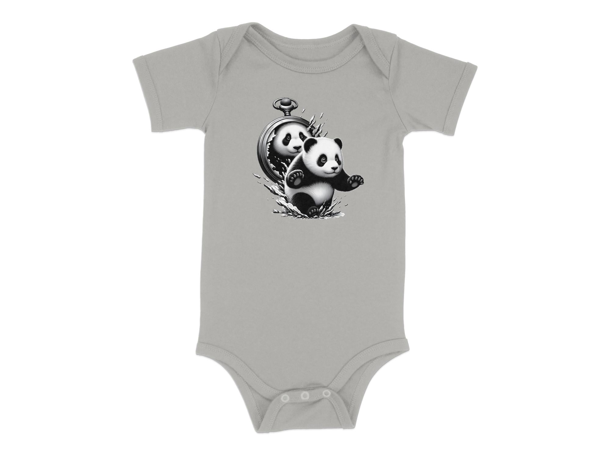 Panda - Coloured Toddler Bodysuit Realistic Animal Talisman Unisex Cute Tee Graphic Design