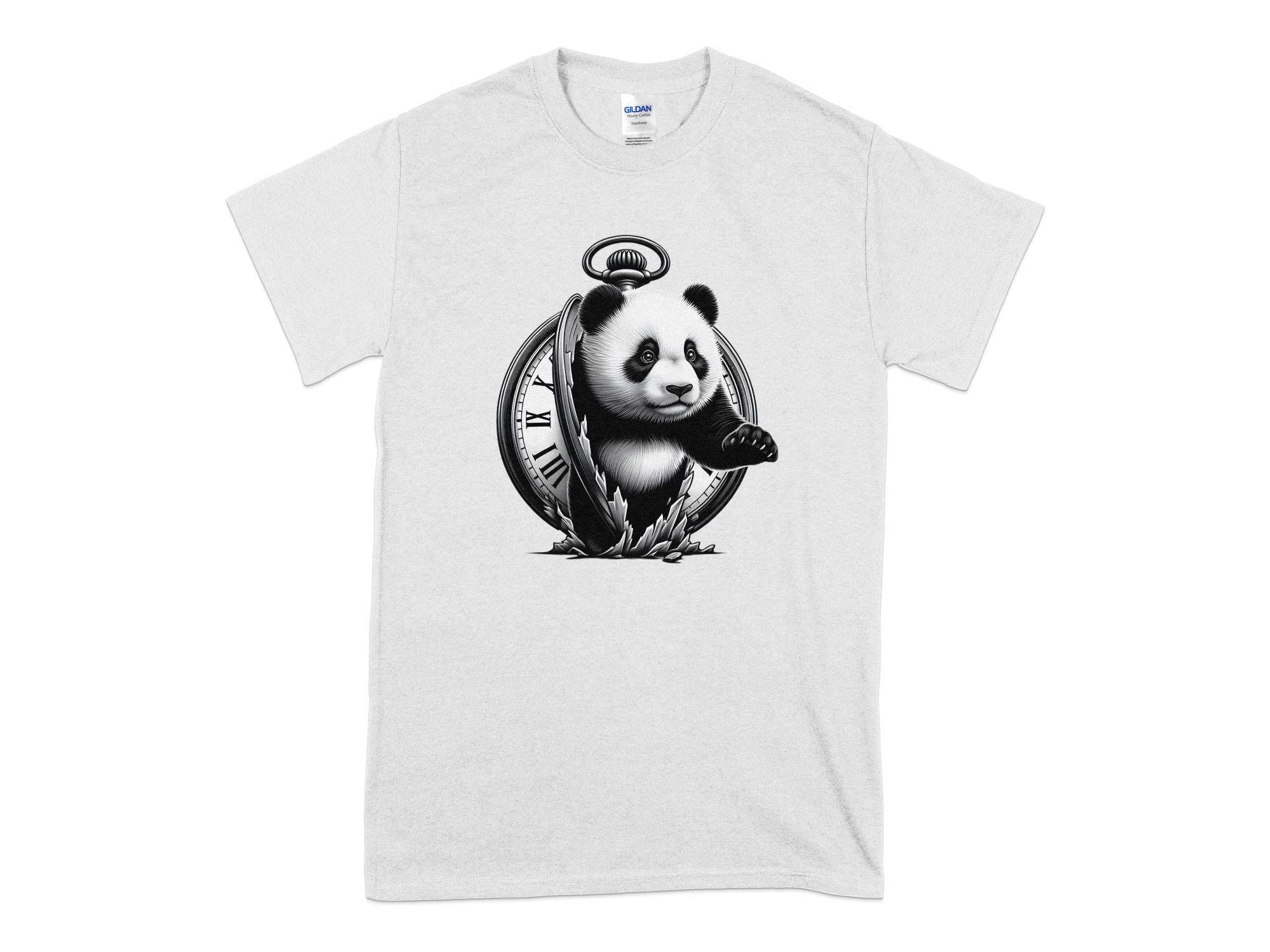 Panda - Coloured Gildan T-Shirt Realistic Animal Talisman Unisex Cute Tee Graphic Design