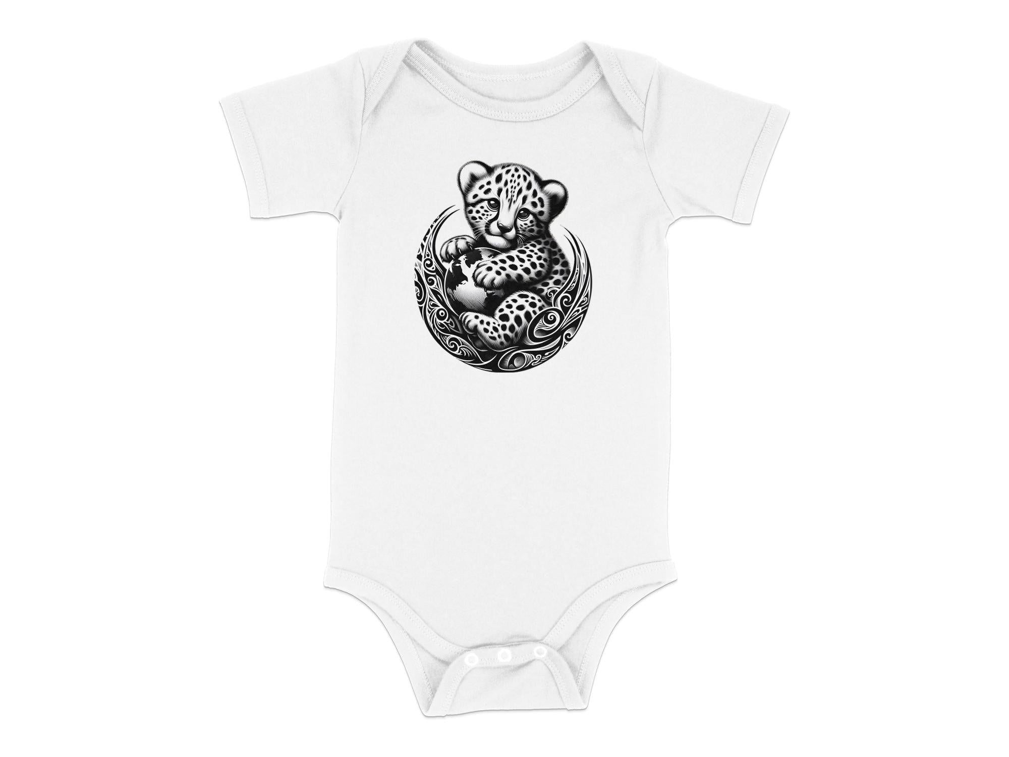 Cheetah World - Coloured Toddler Bodysuit Realistic Animal Talisman Unisex Cute Tee Graphic Design