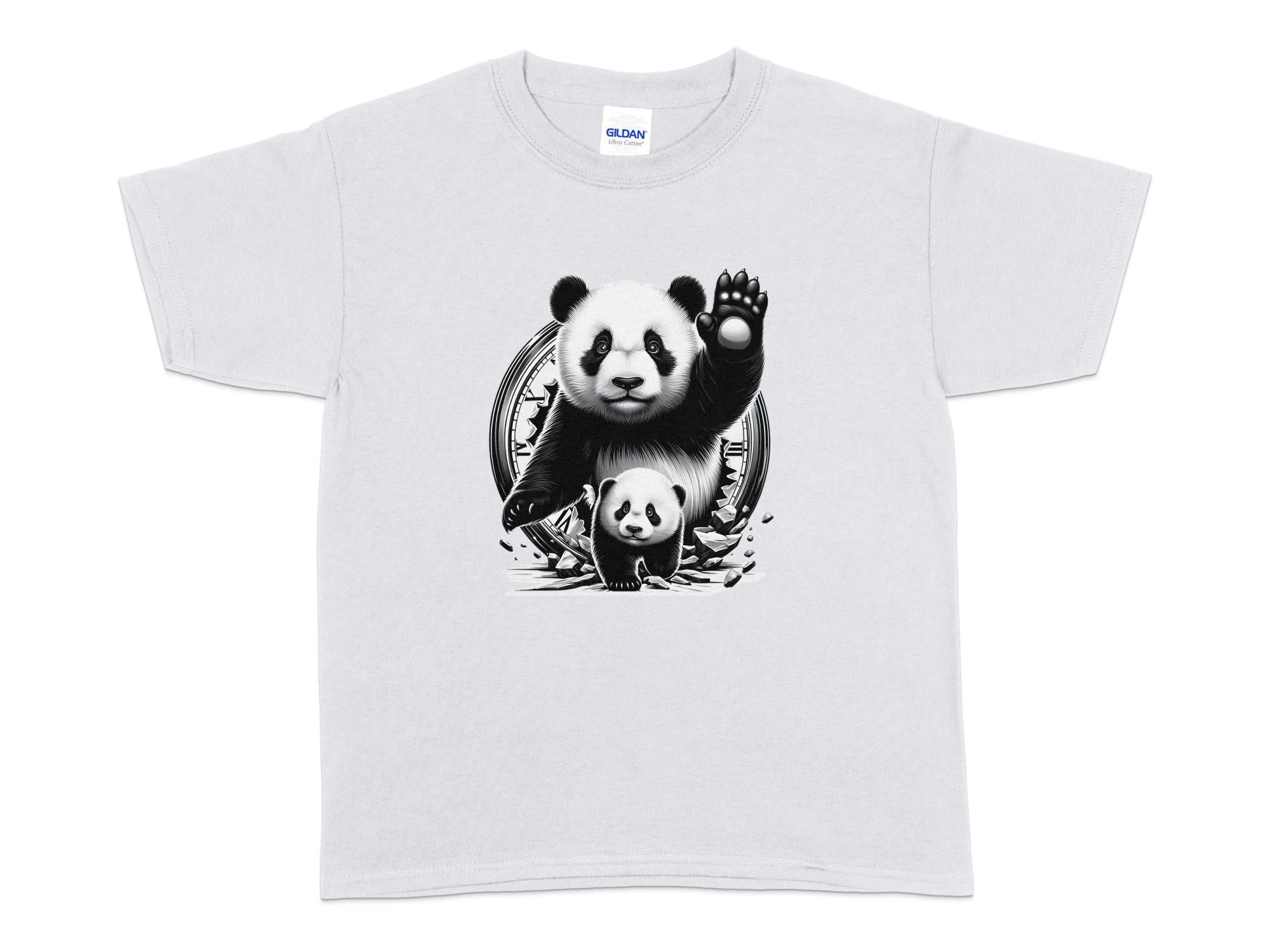 Panda - Coloured Kids T-Shirt Realistic Animal Talisman Unisex Cute Tee Graphic Design