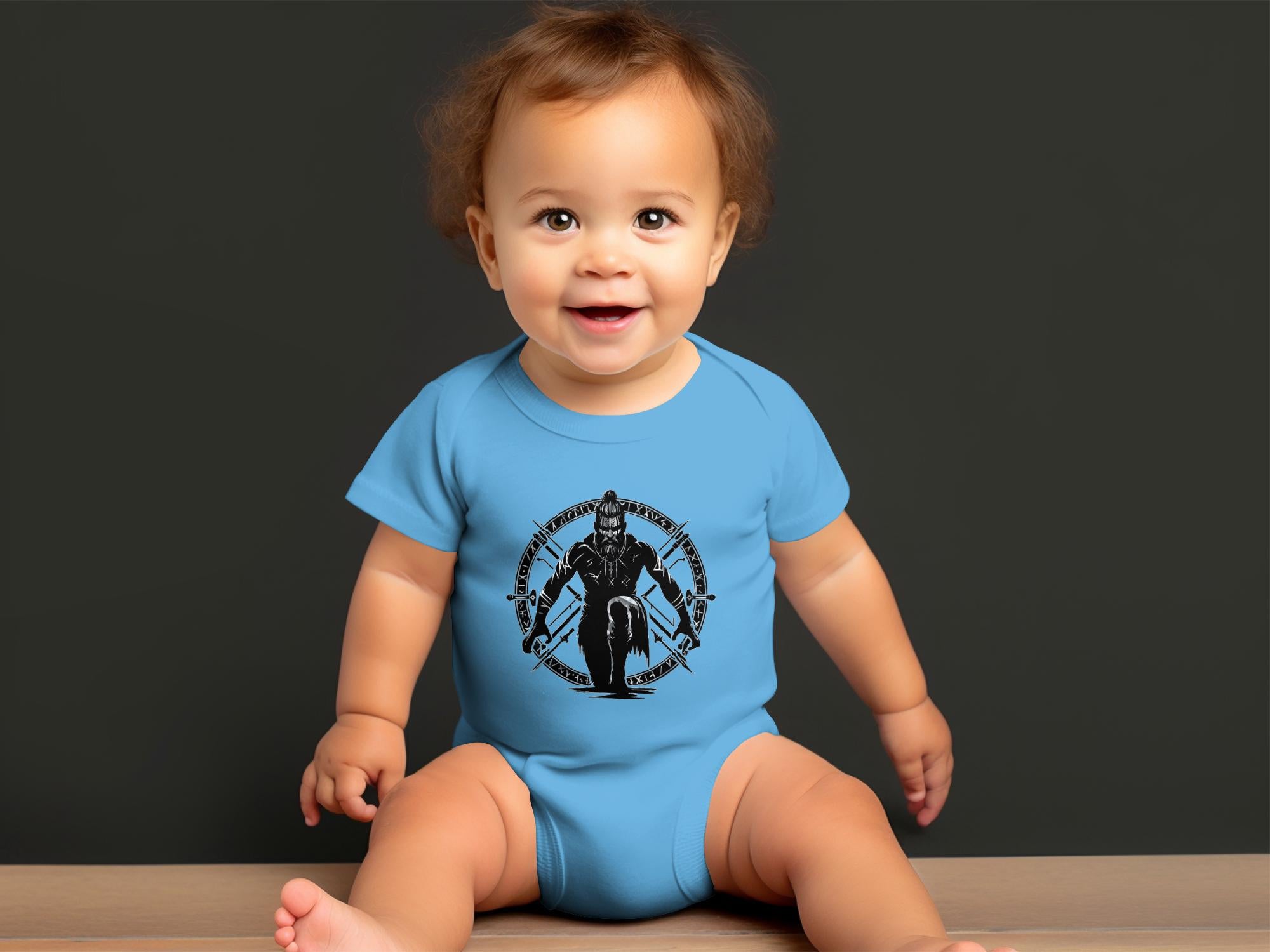 Viking Watchman - Coloured Youth Clothing Baby Bodysuits Norse Talisman Unisex Valhalla Toddler Design