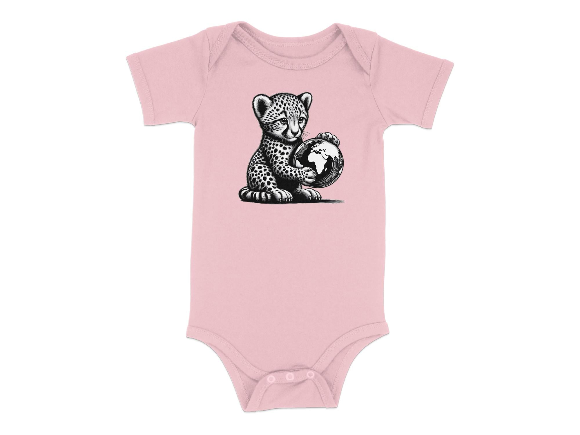 Cheetah World - Coloured Toddler Bodysuit Realistic Animal Talisman Unisex Cute Tee Graphic Design