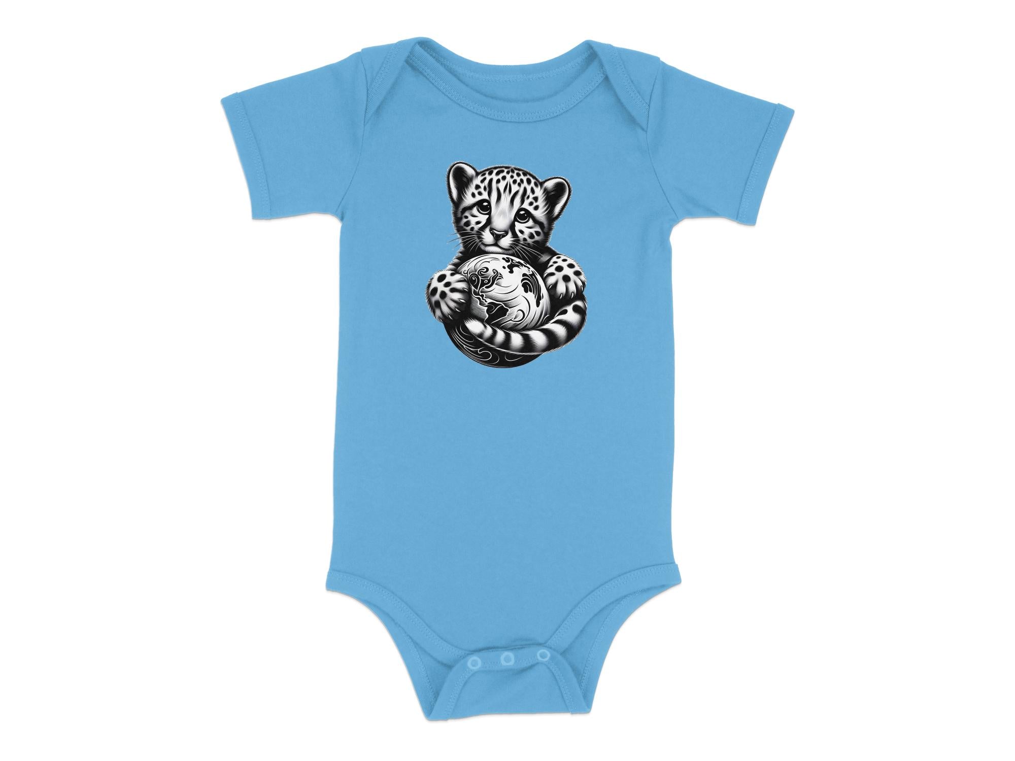 Cheetah World - Coloured Toddler Bodysuit Realistic Animal Talisman Unisex Cute Tee Graphic Design