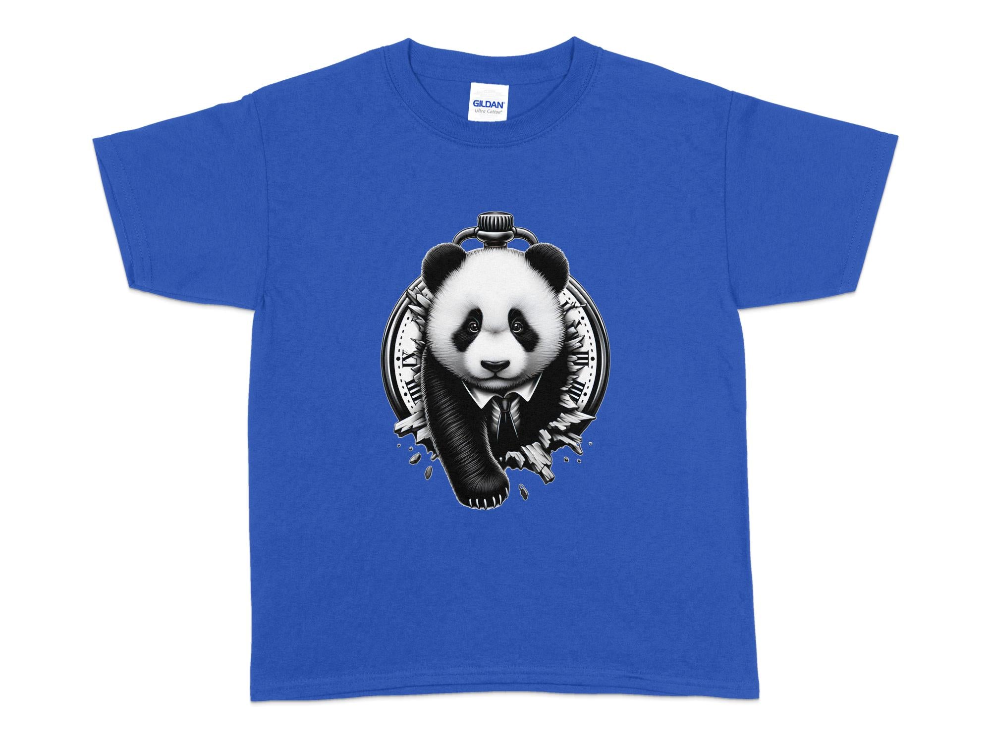 Panda - Coloured Kids T-Shirt Realistic Animal Talisman Unisex Cute Tee Graphic Design