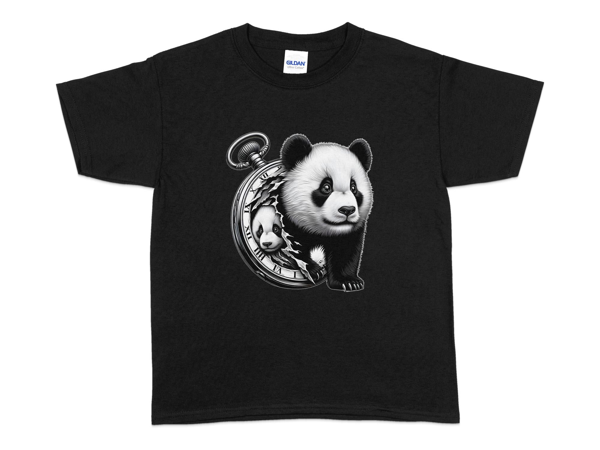 Panda - Coloured Kids T-Shirt Realistic Animal Talisman Unisex Cute Tee Graphic Design