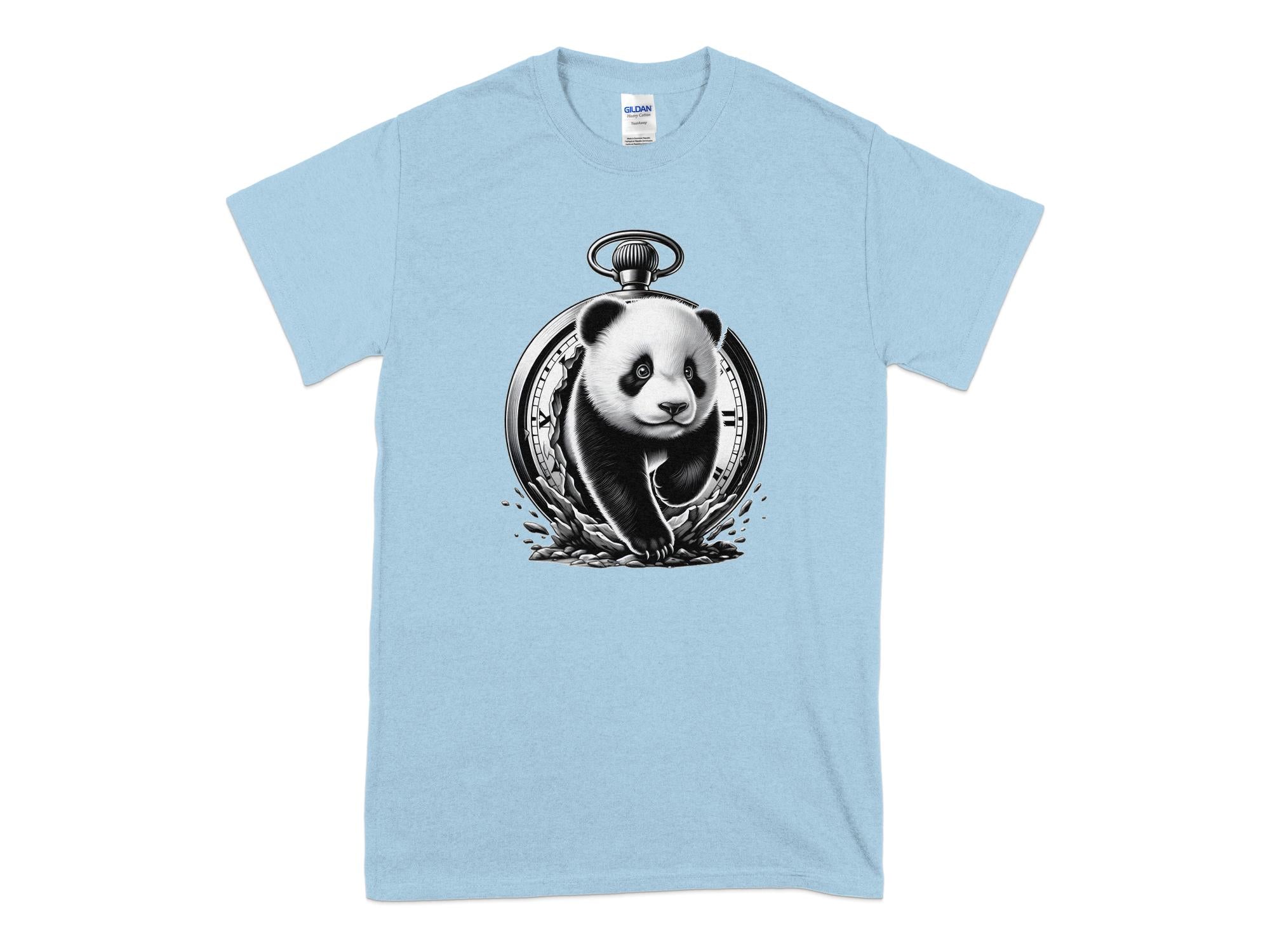 Panda - Coloured Gildan T-Shirt Realistic Animal Talisman Unisex Cute Tee Graphic Design