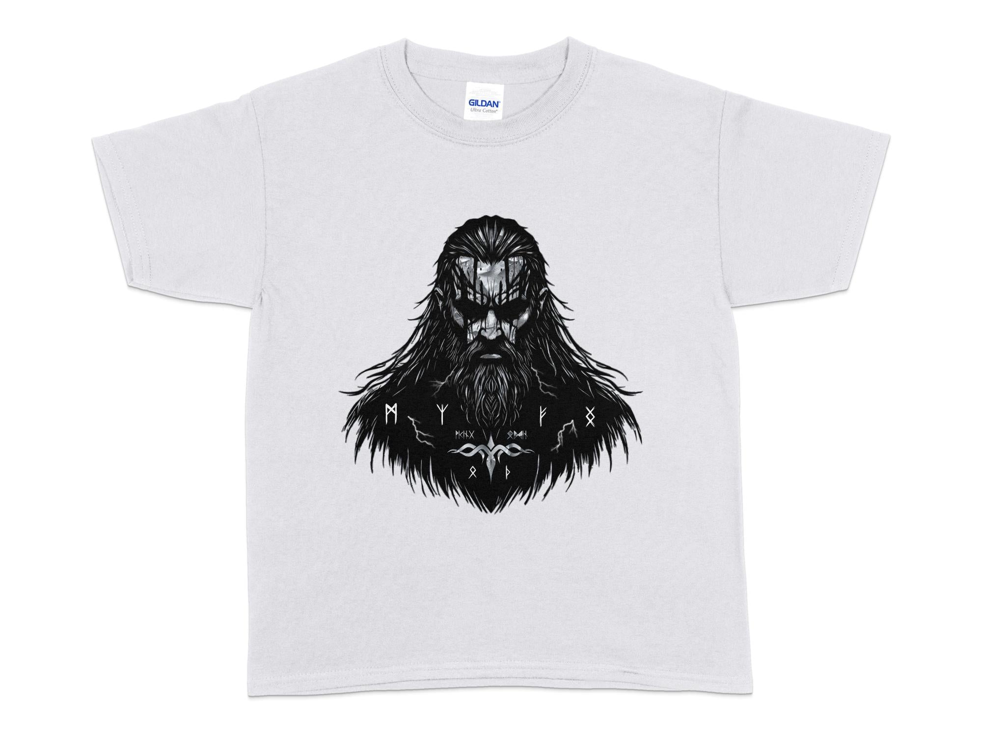 Viking Atonement - Coloured Gildan Kids T Shirt Norse Talisman Unisex Valhalla Tee