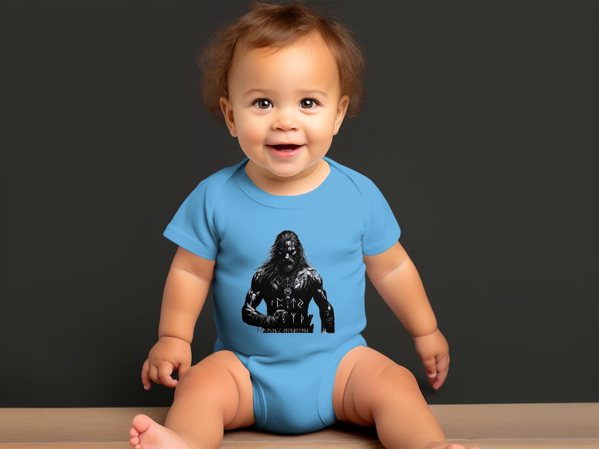 Viking Conviction- Coloured Youth Clothing Baby Bodysuits Norse Talisman Unisex Valhalla Toddler Design