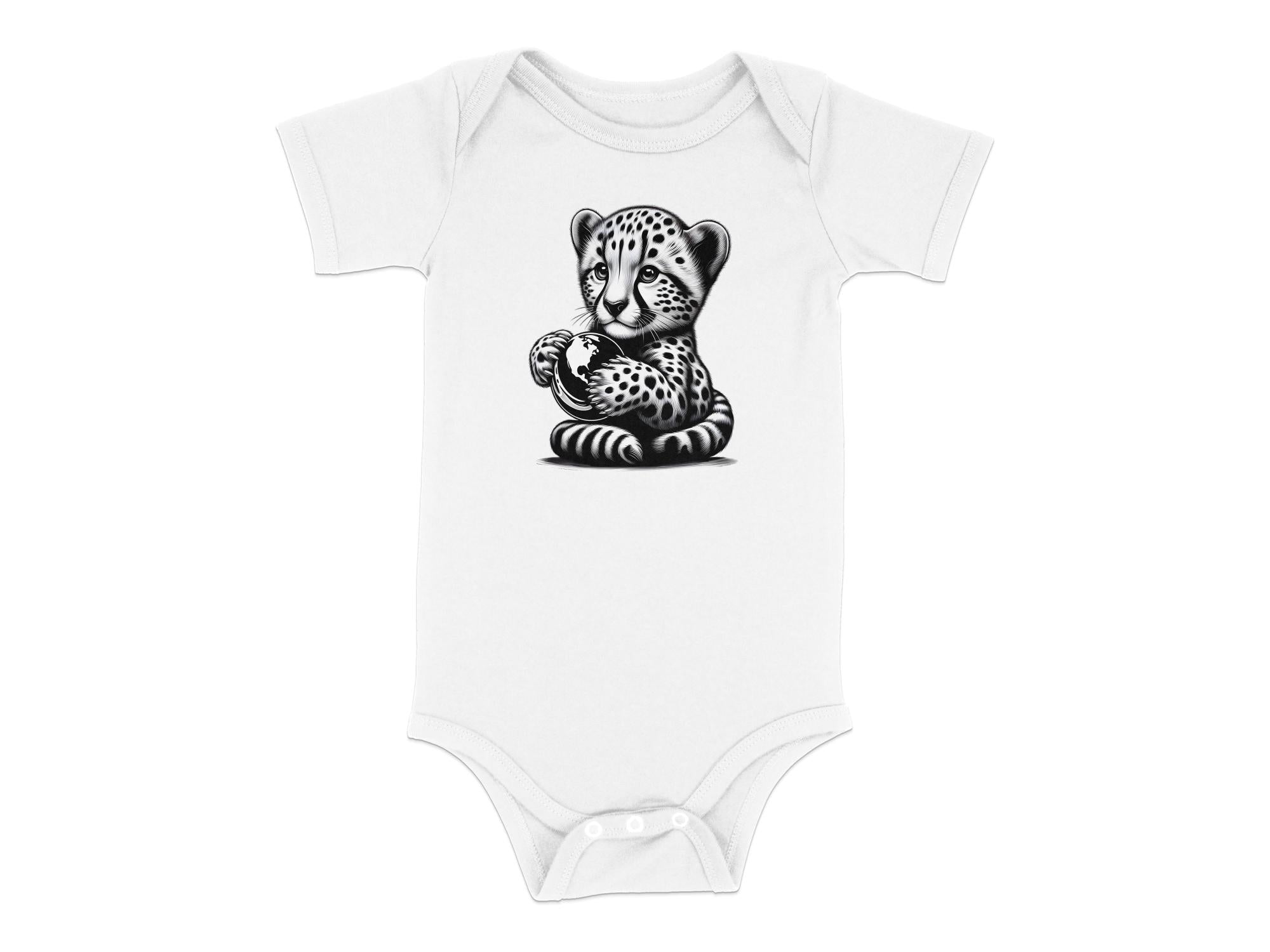 Cheetah World - Coloured Toddler Bodysuit Realistic Animal Talisman Unisex Cute Tee Graphic Design