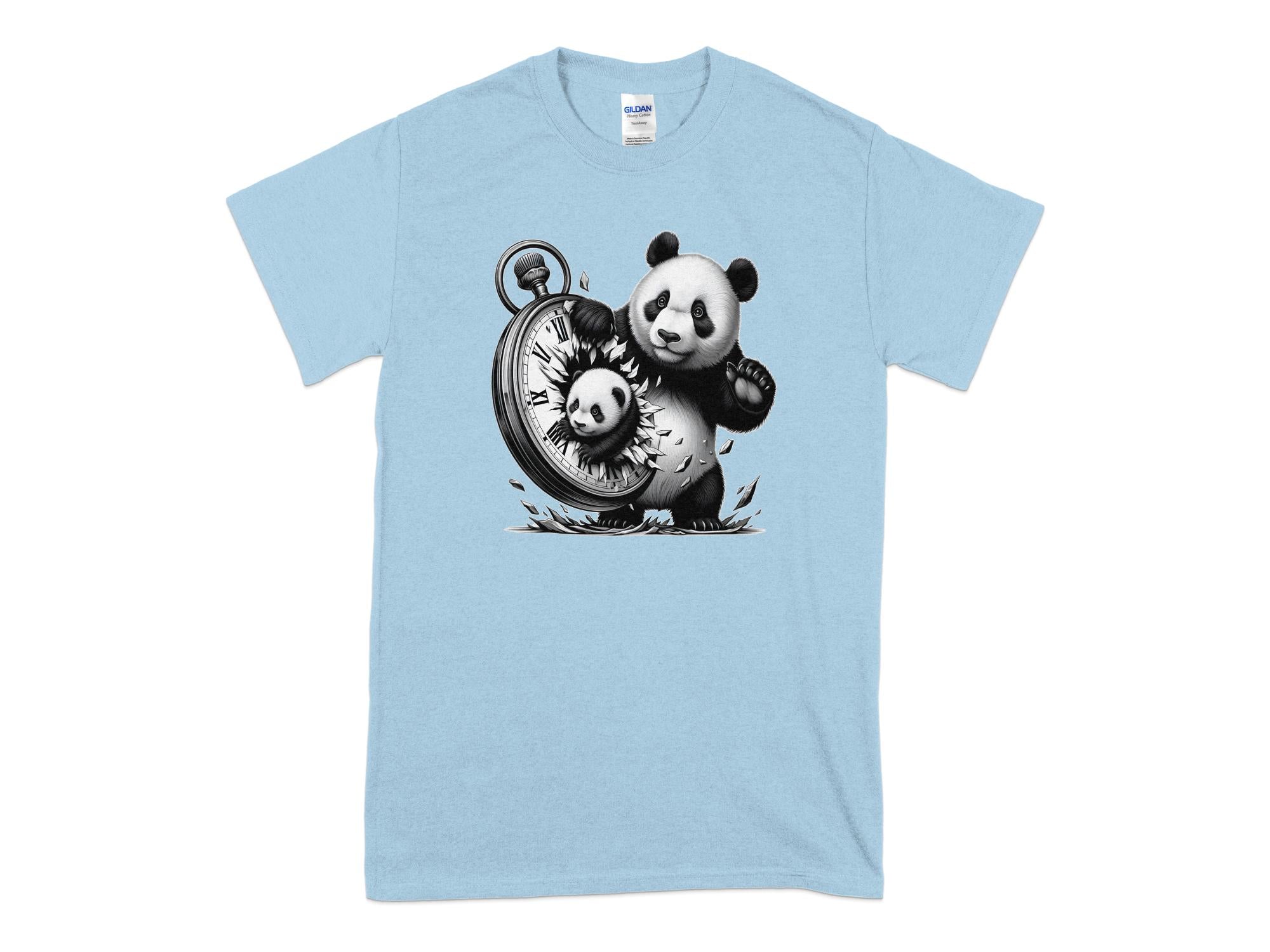 Panda - Coloured Gildan T-Shirt Realistic Animal Talisman Unisex Cute Tee Graphic Design