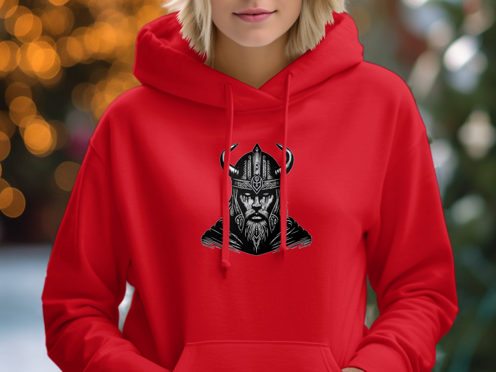 Viking Iron Will - Coloured Gildan Hoodie Realistic Norse Talisman Men Women Unisex Valhalla Tee Graphic Design