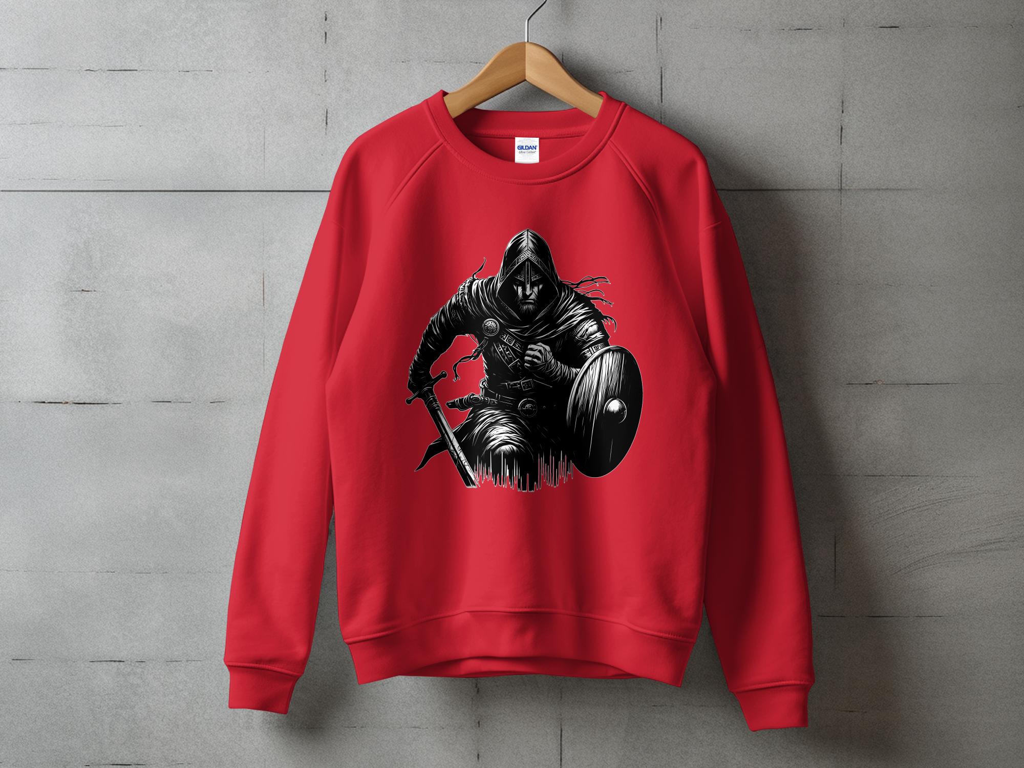 Viking Soldier - Coloured Gildan Sweatshirt Norse Talisman Men Women Unisex Valhalla Tee