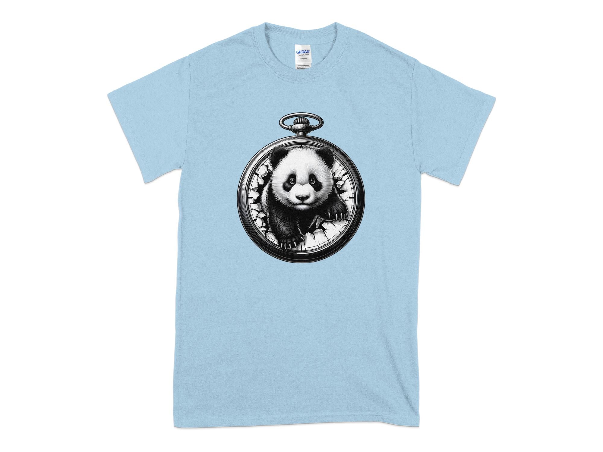 Panda - Coloured Gildan T-Shirt Realistic Animal Talisman Unisex Cute Tee Graphic Design