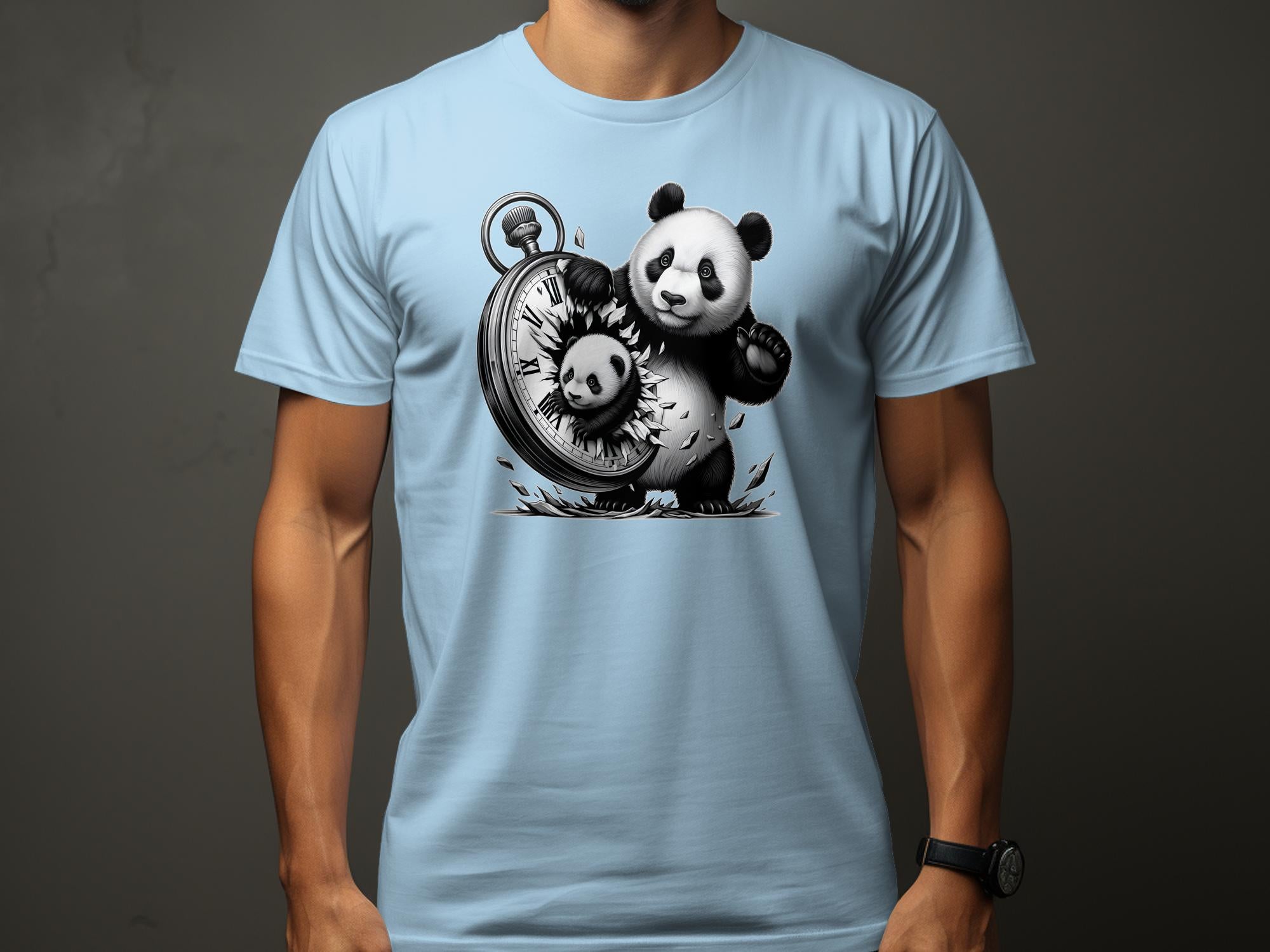 Panda - Coloured Gildan T-Shirt Realistic Animal Talisman Unisex Cute Tee Graphic Design