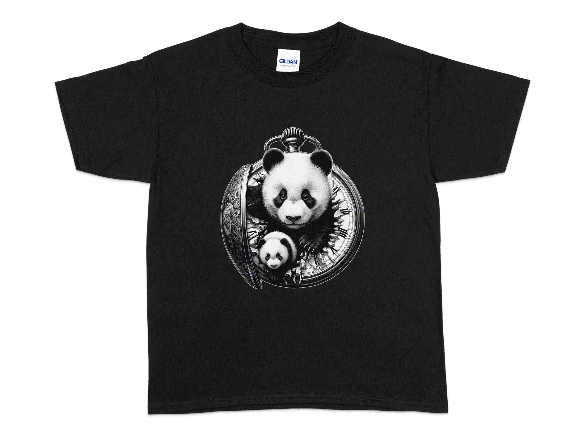 Panda - Coloured Kids T-Shirt Realistic Animal Talisman Unisex Cute Tee Graphic Design