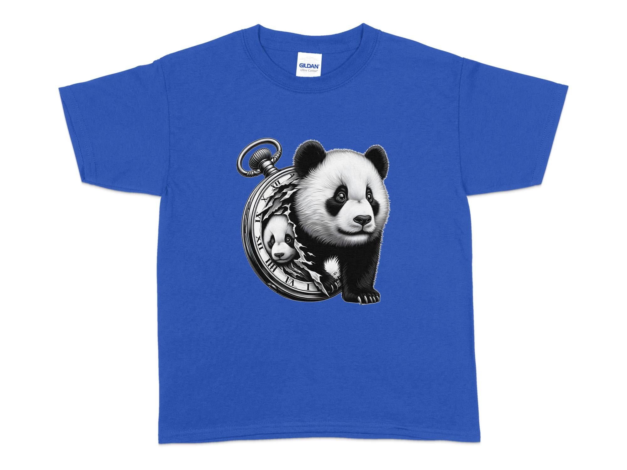 Panda - Coloured Kids T-Shirt Realistic Animal Talisman Unisex Cute Tee Graphic Design