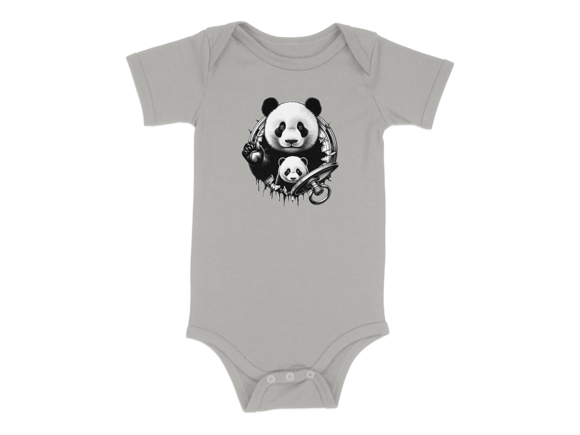 Panda - Coloured Toddler Bodysuit Realistic Animal Talisman Unisex Cute Tee Graphic Design