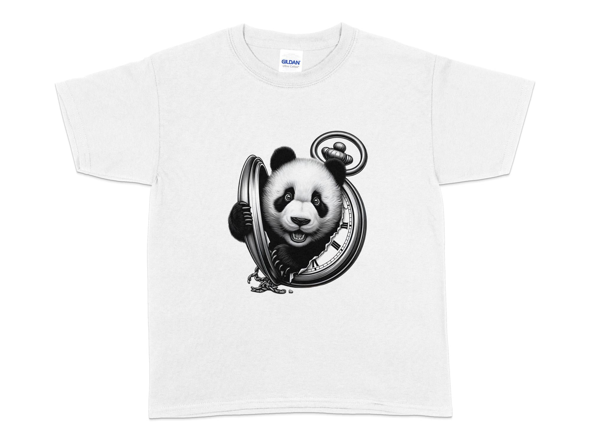 Panda - Coloured Kids T-Shirt Realistic Animal Talisman Unisex Cute Tee Graphic Design