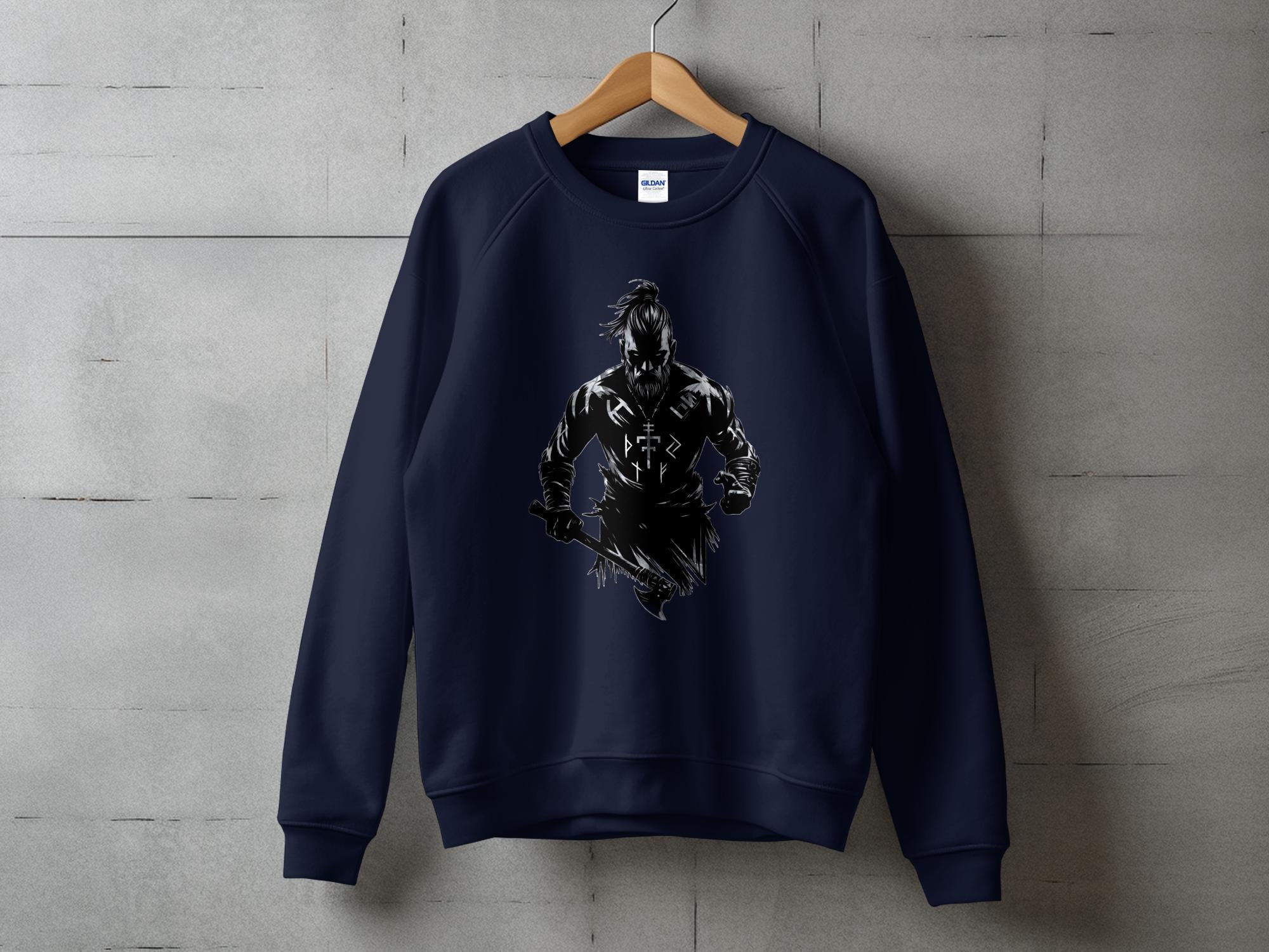 Viking Frenzy - Coloured Gildan Sweatshirt Norse Talisman Men Women Unisex Valhalla Tee