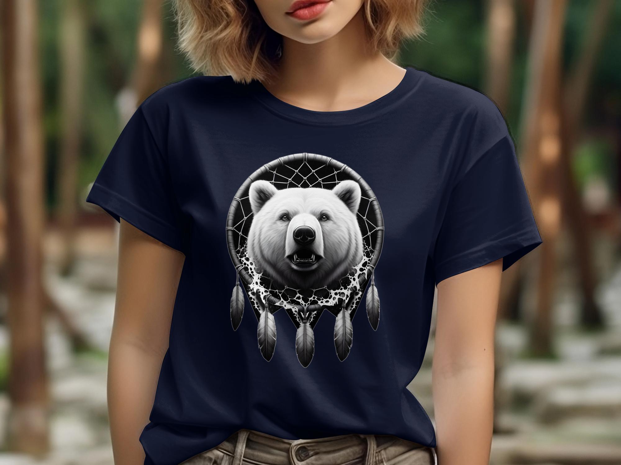 Dreamcatcher Bear - Coloured Gildan T-Shirt Realistic Native American Talisman Unisex Mythology Tee Graphic Design