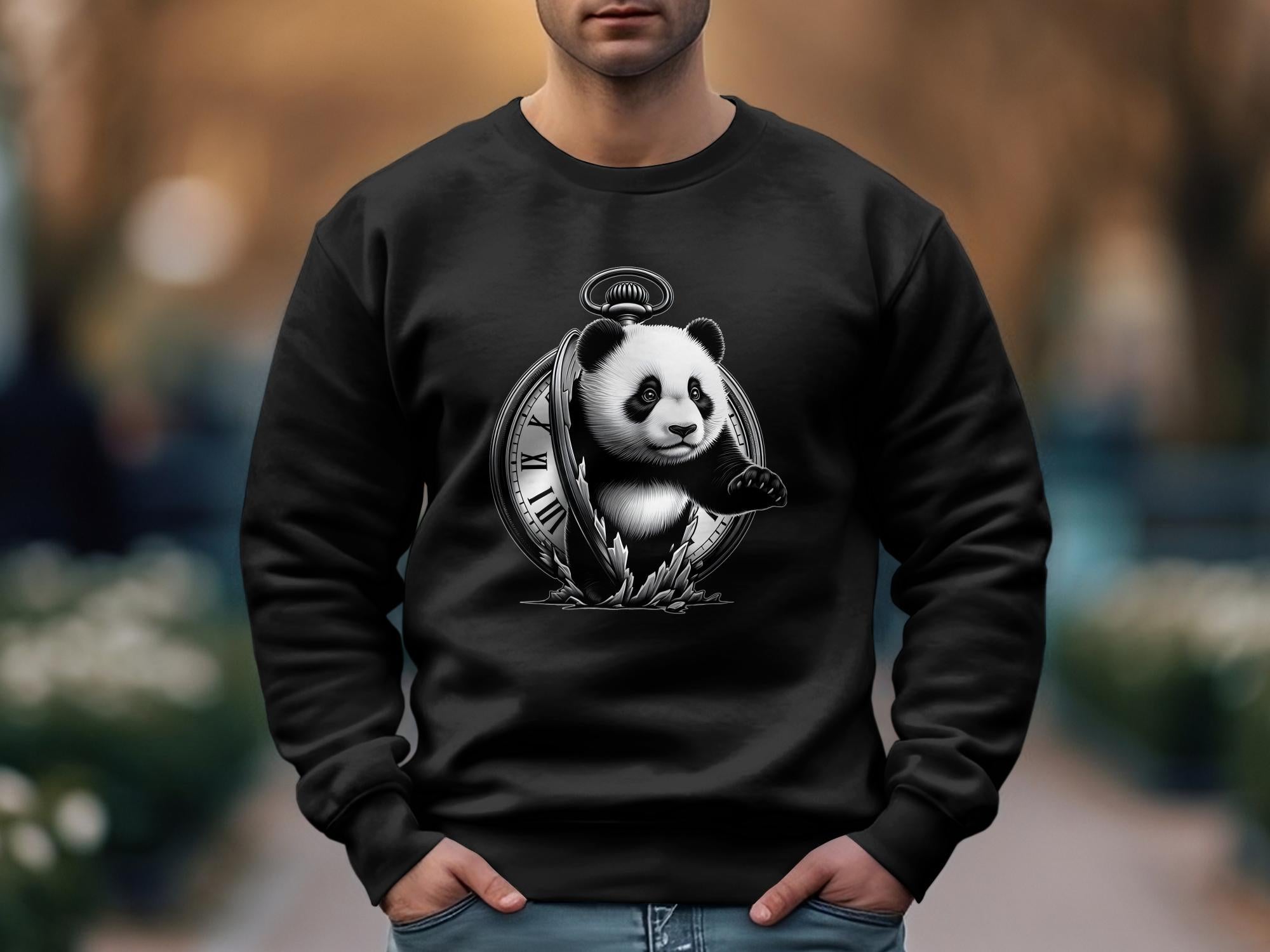 Panda - Coloured Gildan Sweatshirt Realistic Animal Talisman Unisex Cute Tee Graphic Design