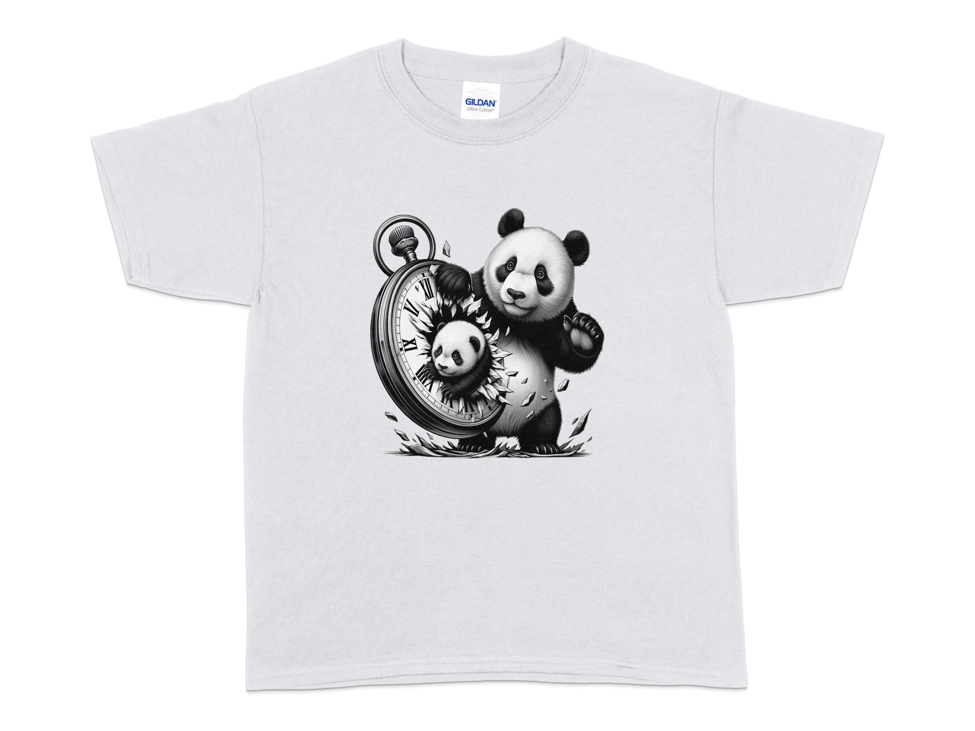 Panda - Coloured Kids T-Shirt Realistic Animal Talisman Unisex Cute Tee Graphic Design