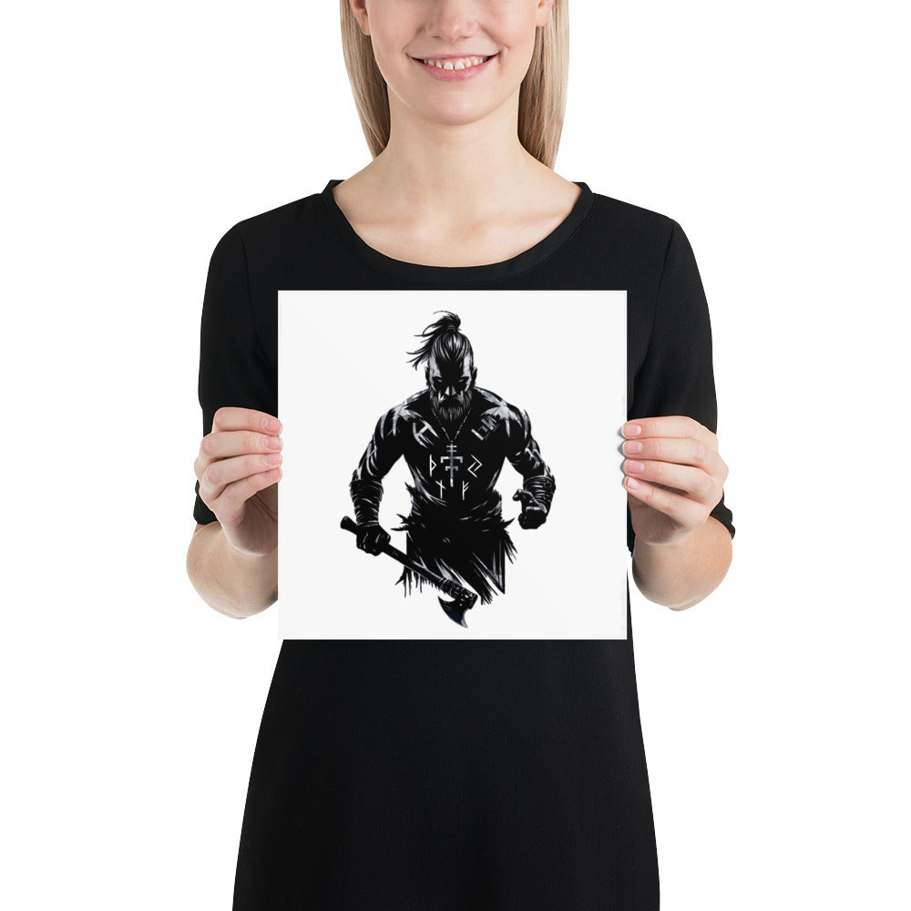 Viking Frenzy - Enhanced Matte Framed Poster Talisman Valhalla Design