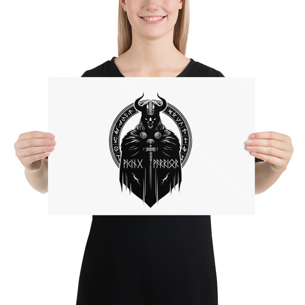 Viking Seer - Enhanced Matte Framed Poster Talisman Valhalla Design