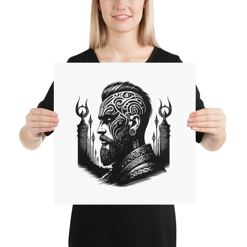 Viking Spirit - Enhanced Matte Framed Poster Talisman Valhalla Design