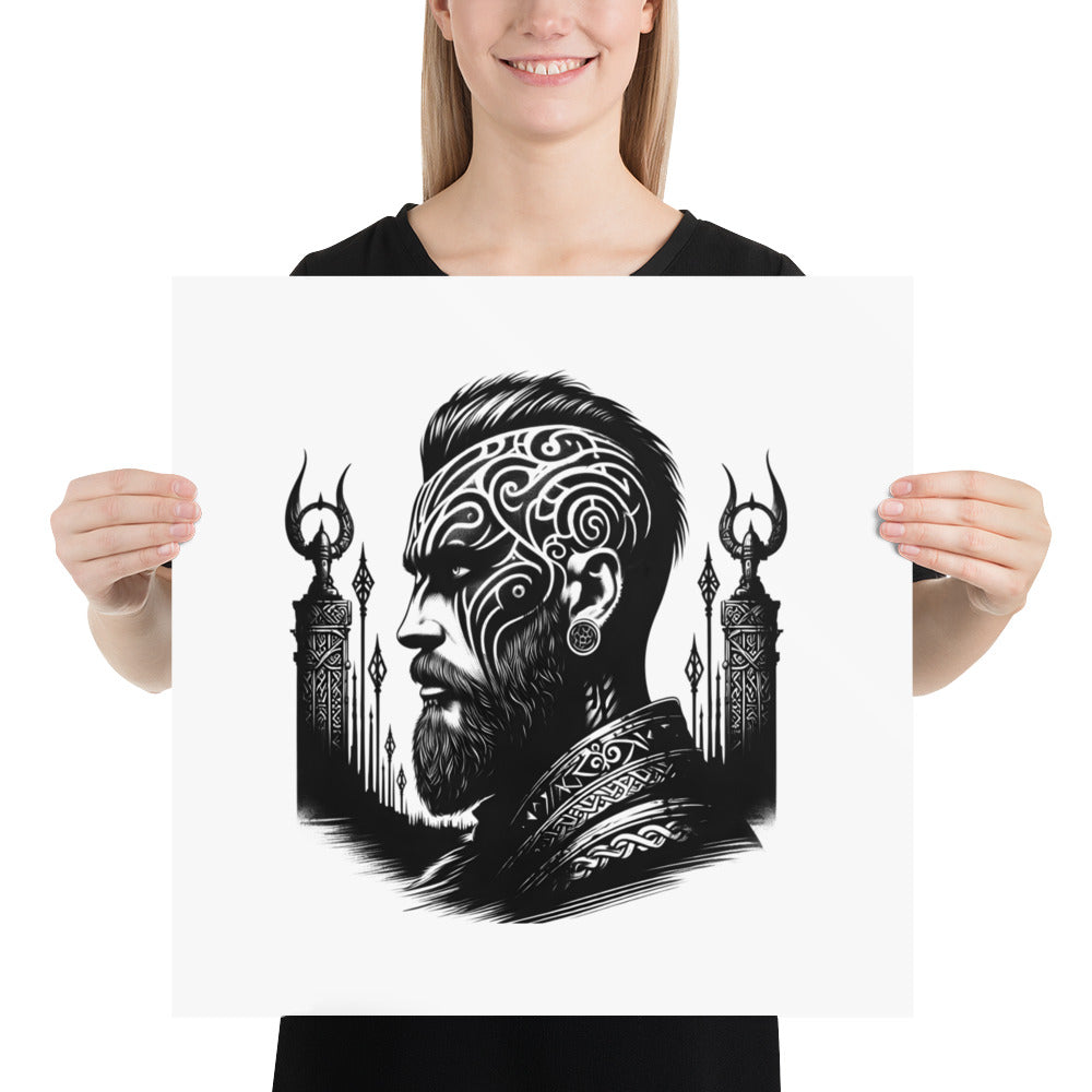 Viking Spirit - Enhanced Matte Framed Poster Talisman Valhalla Design