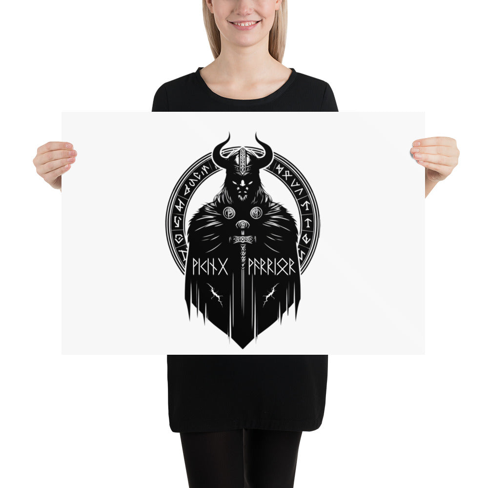 Viking Seer - Enhanced Matte Framed Poster Talisman Valhalla Design