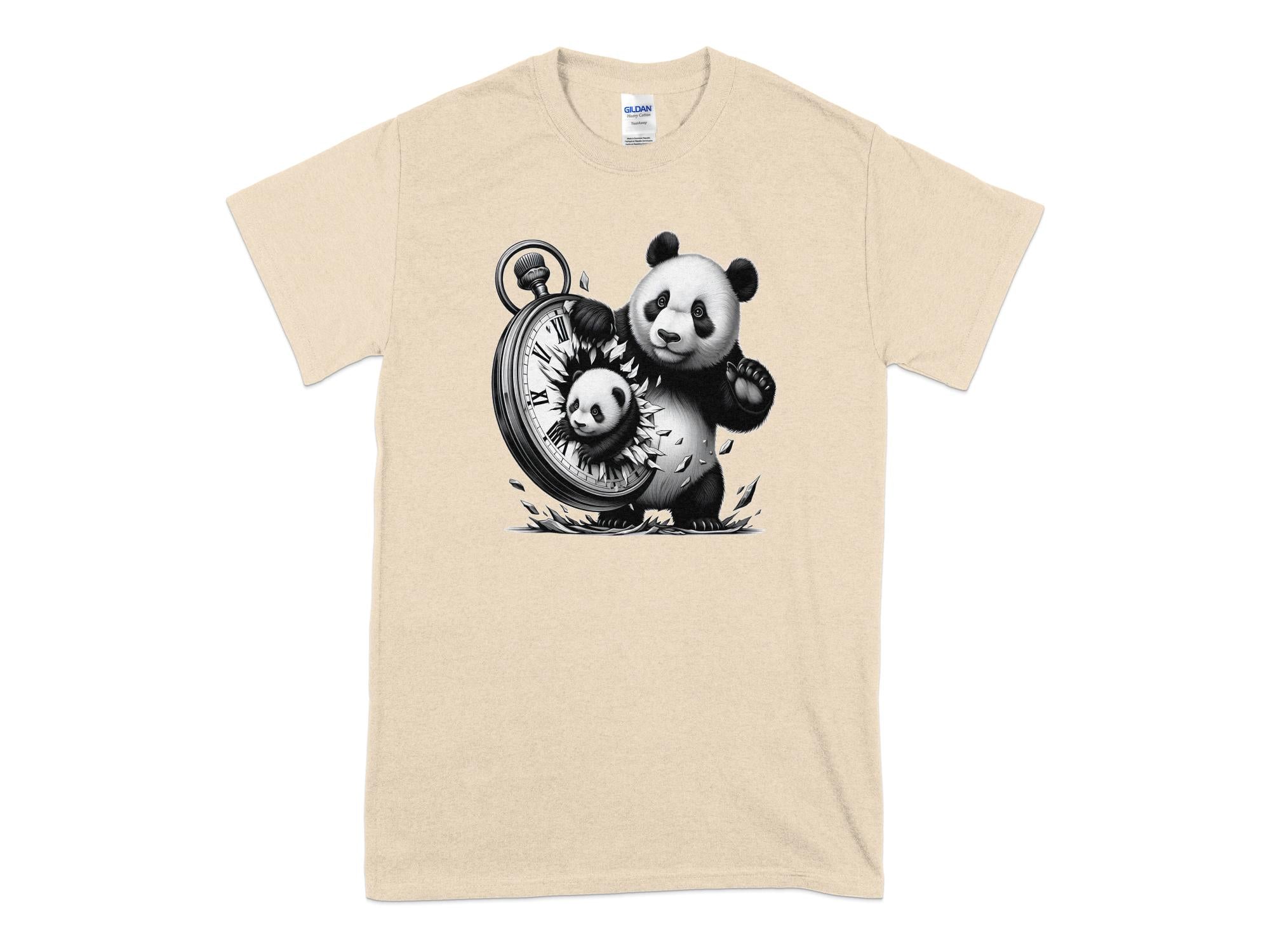 Panda - Coloured Gildan T-Shirt Realistic Animal Talisman Unisex Cute Tee Graphic Design