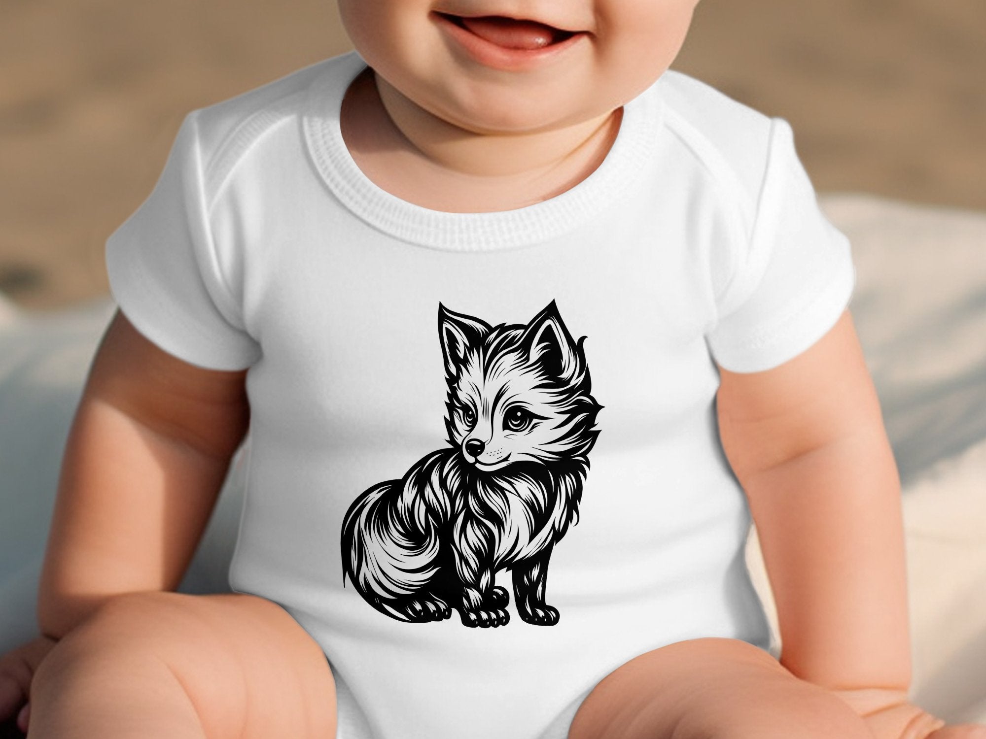 Wolf Cubs - Coloured Toddler Bodysuit Family Talisman Unisex Cute Tee Graphic Design