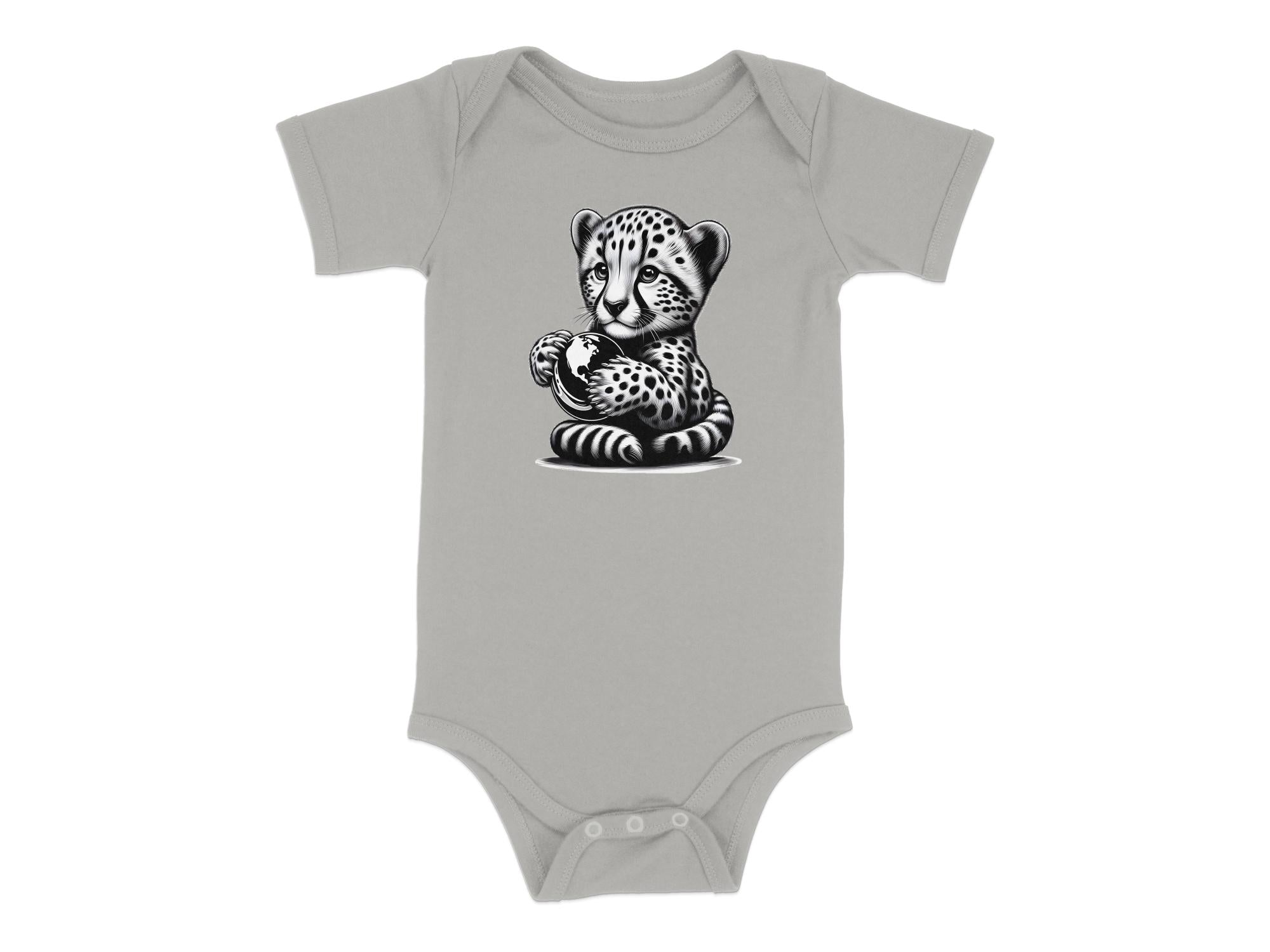 Cheetah World - Coloured Toddler Bodysuit Realistic Animal Talisman Unisex Cute Tee Graphic Design