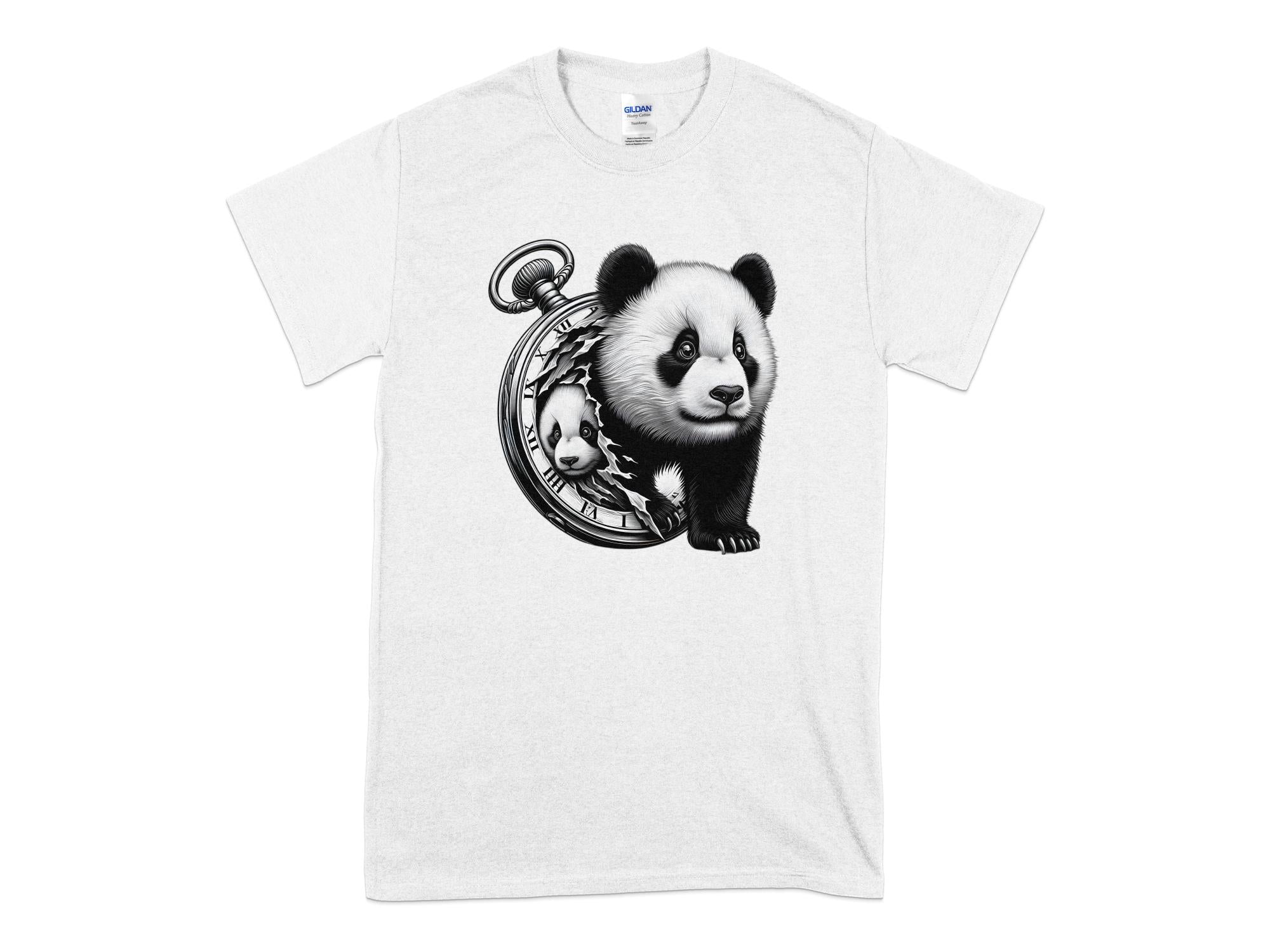 Panda - Coloured Gildan T-Shirt Realistic Animal Talisman Unisex Cute Tee Graphic Design