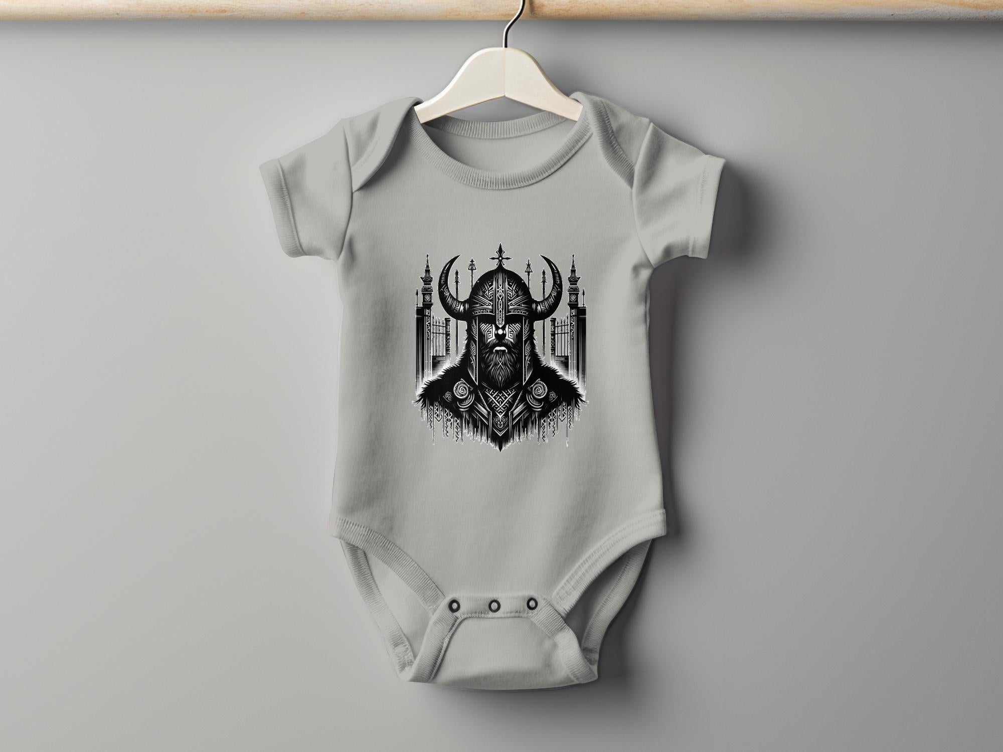 Viking Resolve - Coloured Toddler Bodysuit Realistic Norse Talisman Unisex Valhalla Tee Graphic Design