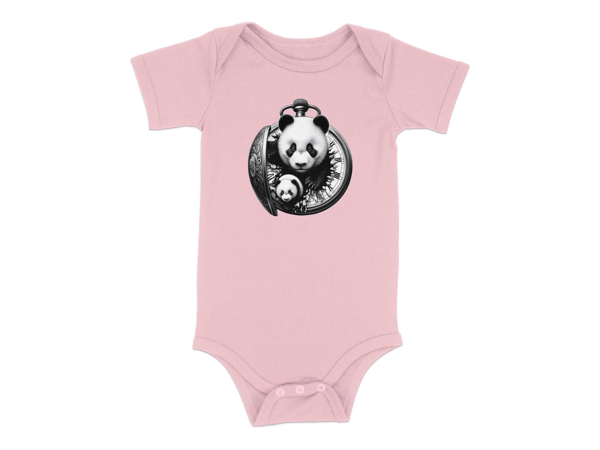 Panda - Coloured Toddler Bodysuit Realistic Animal Talisman Unisex Cute Tee Graphic Design