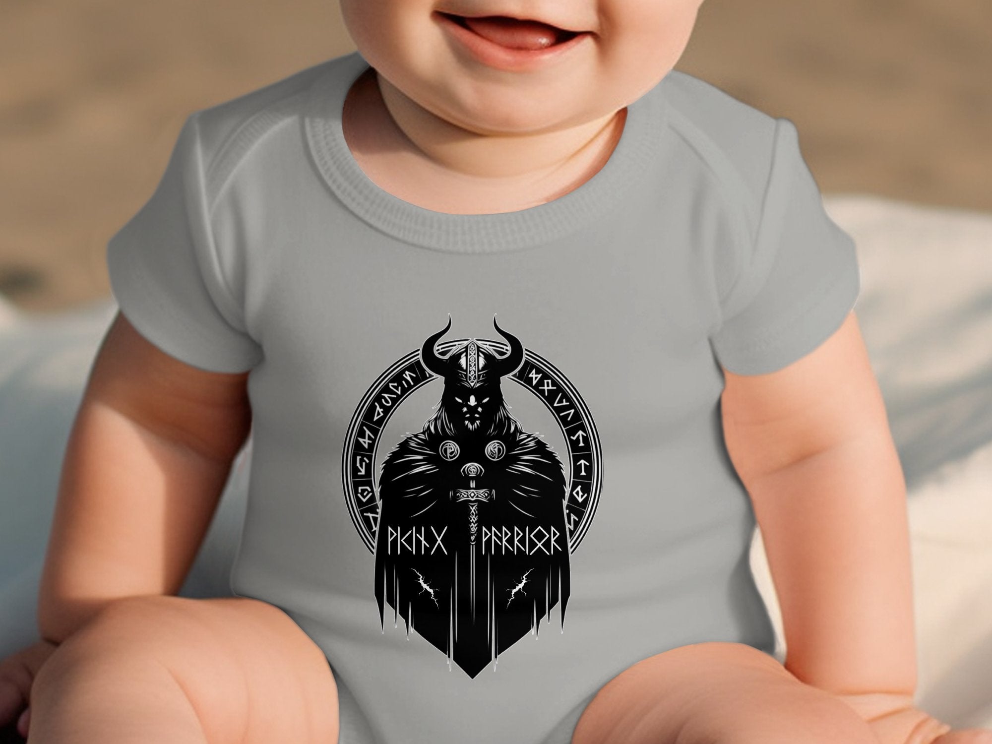 Viking Seer - Coloured Youth Clothing Baby Bodysuits Norse Talisman Unisex Valhalla Toddler Design