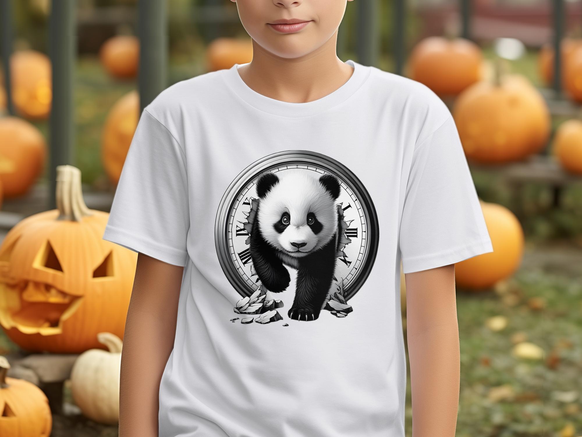 Panda - Coloured Kids T-Shirt Realistic Animal Talisman Unisex Cute Tee Graphic Design