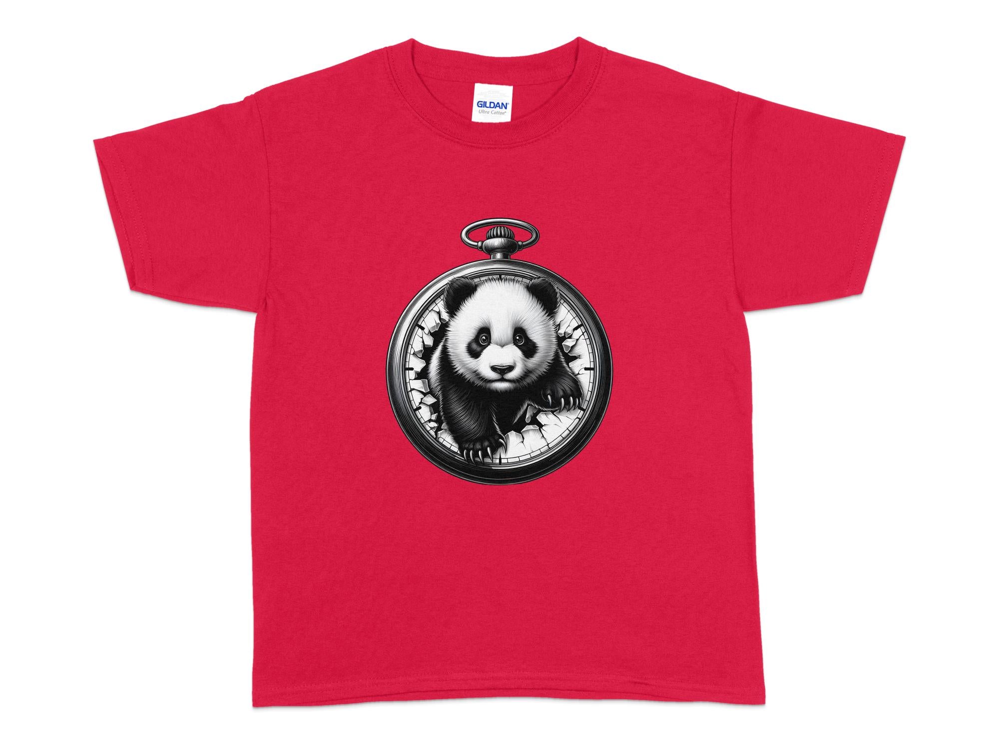 Panda - Coloured Kids T-Shirt Realistic Animal Talisman Unisex Cute Tee Graphic Design