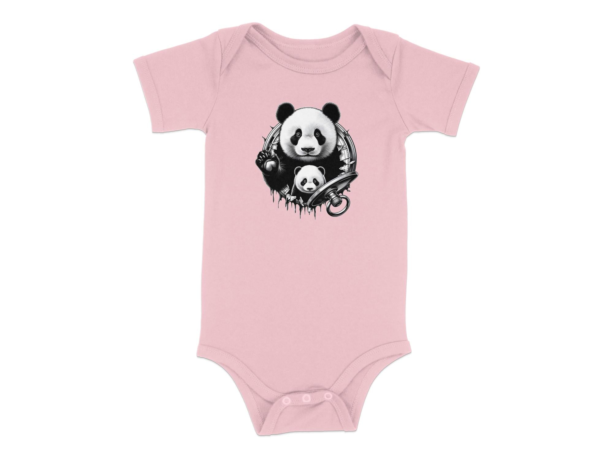 Panda - Coloured Toddler Bodysuit Realistic Animal Talisman Unisex Cute Tee Graphic Design