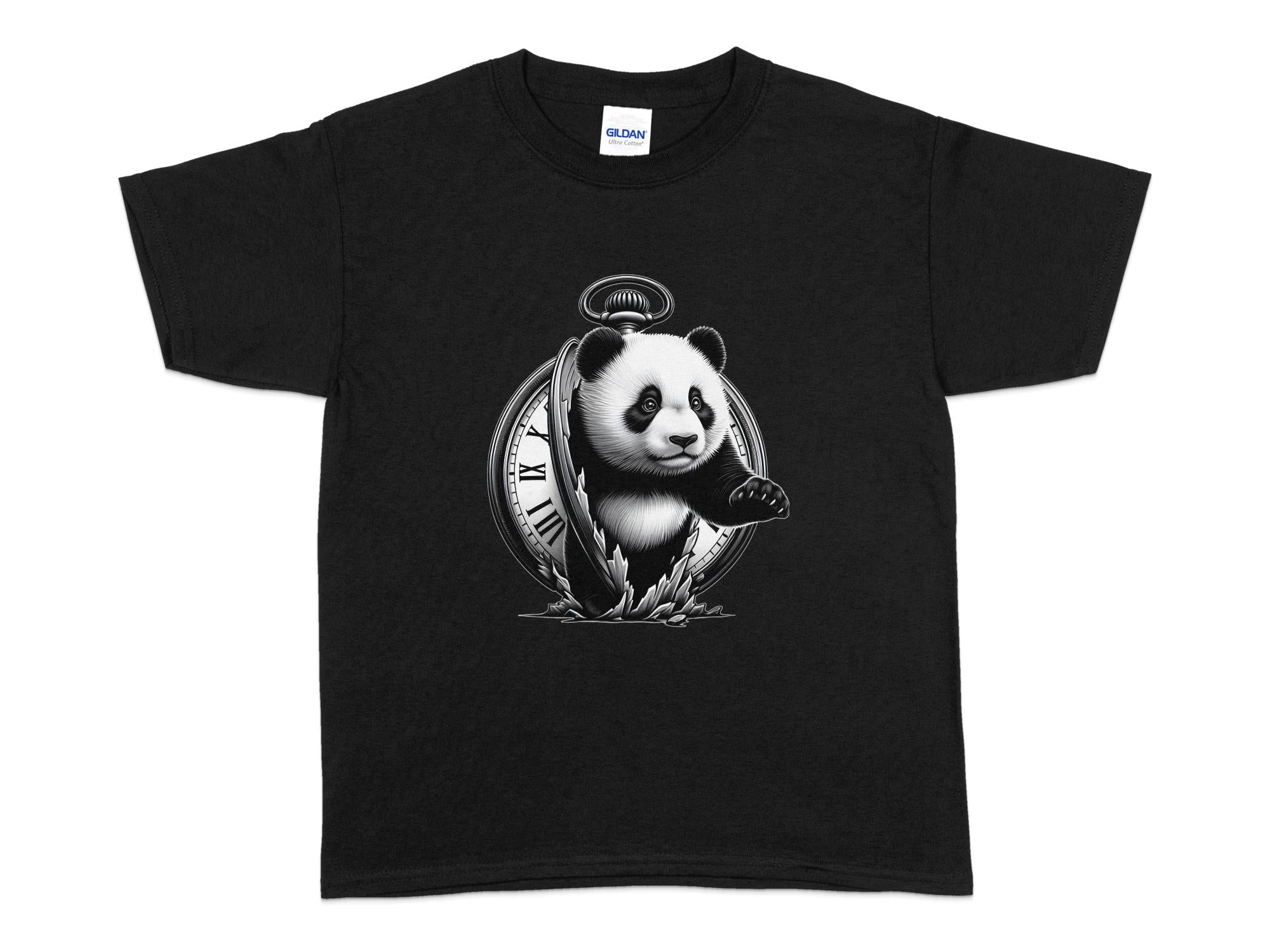 Panda - Coloured Kids T-Shirt Realistic Animal Talisman Unisex Cute Tee Graphic Design