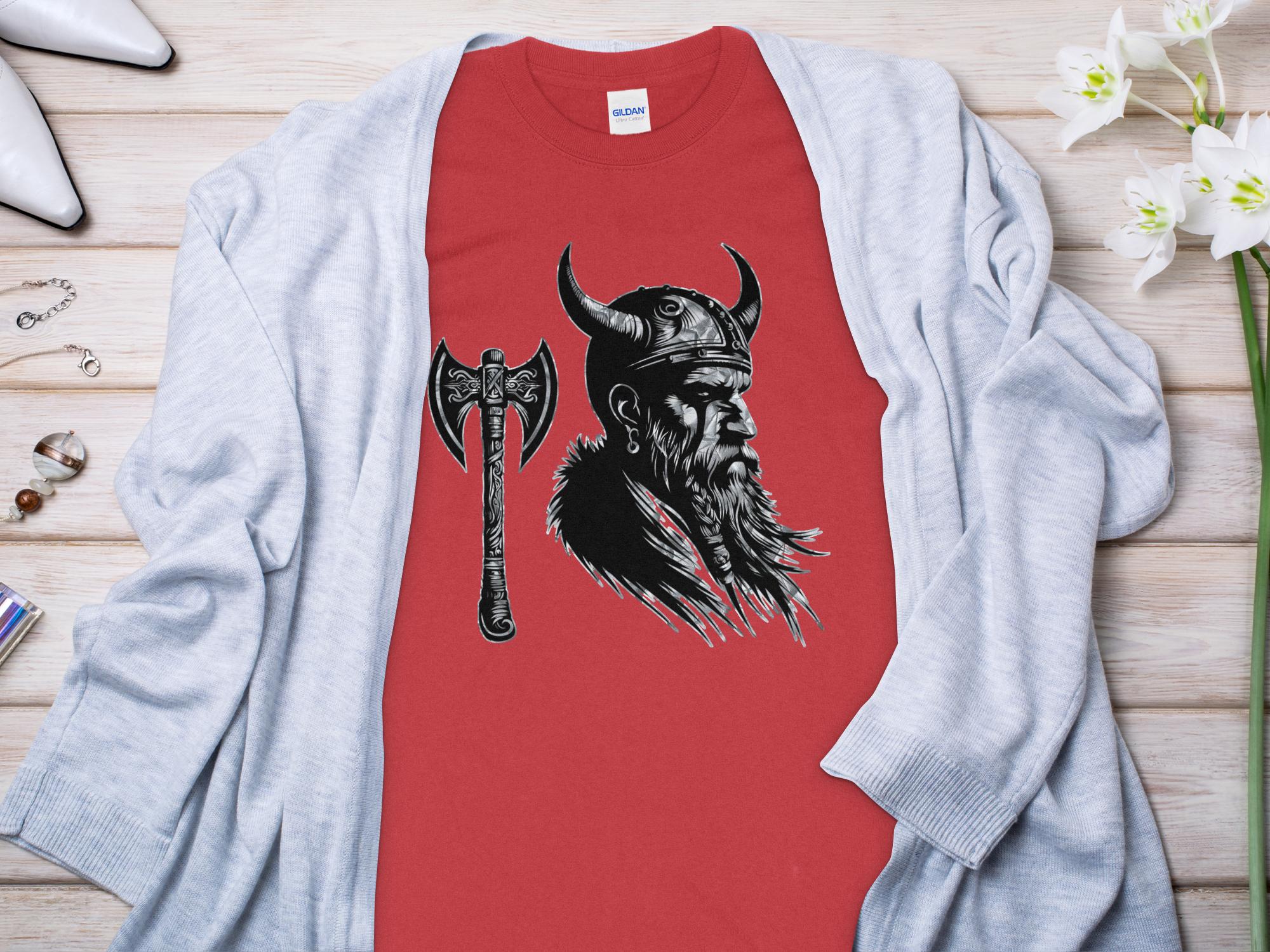 Viking Knowledge - Coloured Gildan Long Sleeve Norse Talisman Men Women Unisex Valhalla Tee