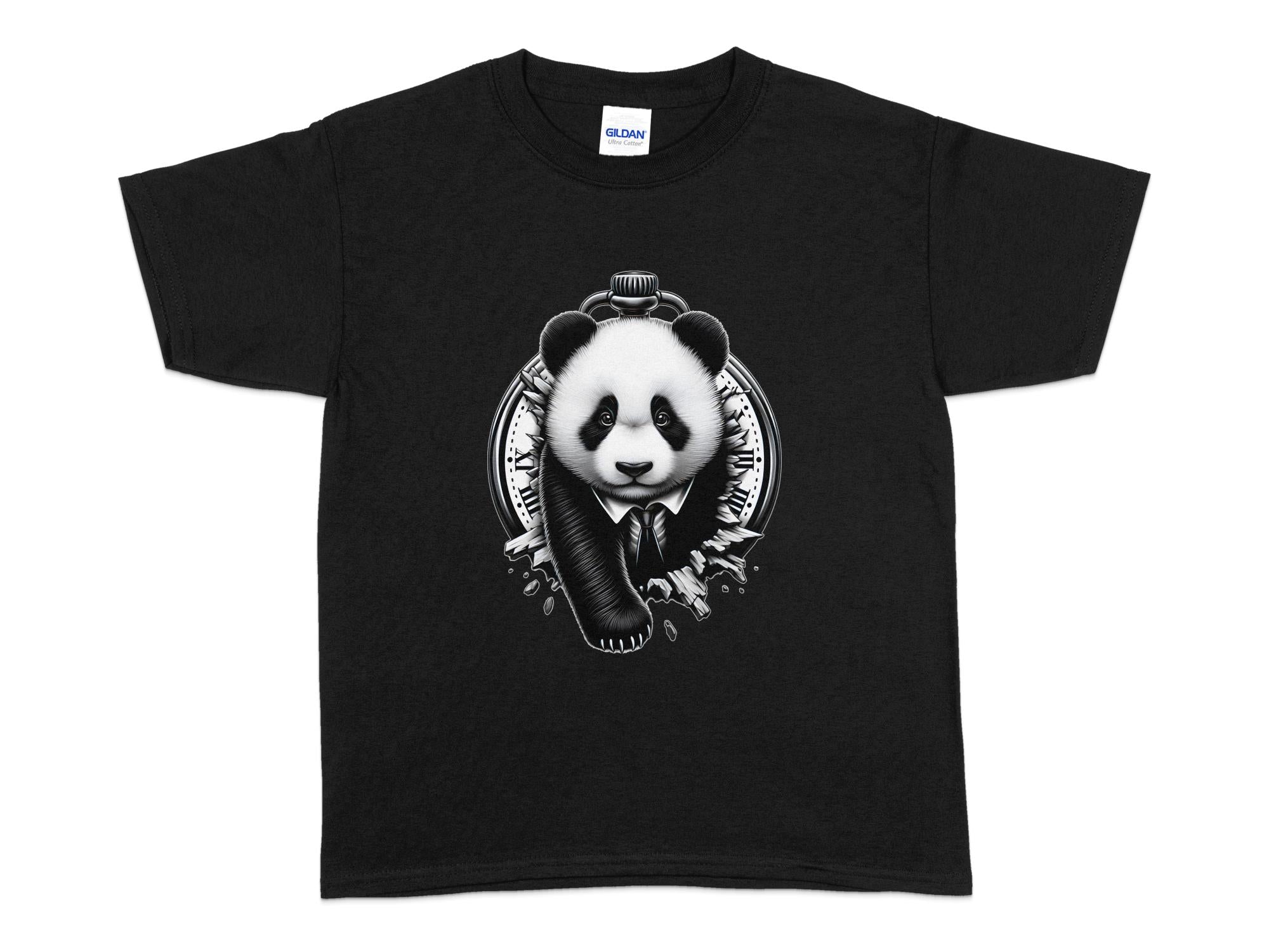 Panda - Coloured Kids T-Shirt Realistic Animal Talisman Unisex Cute Tee Graphic Design