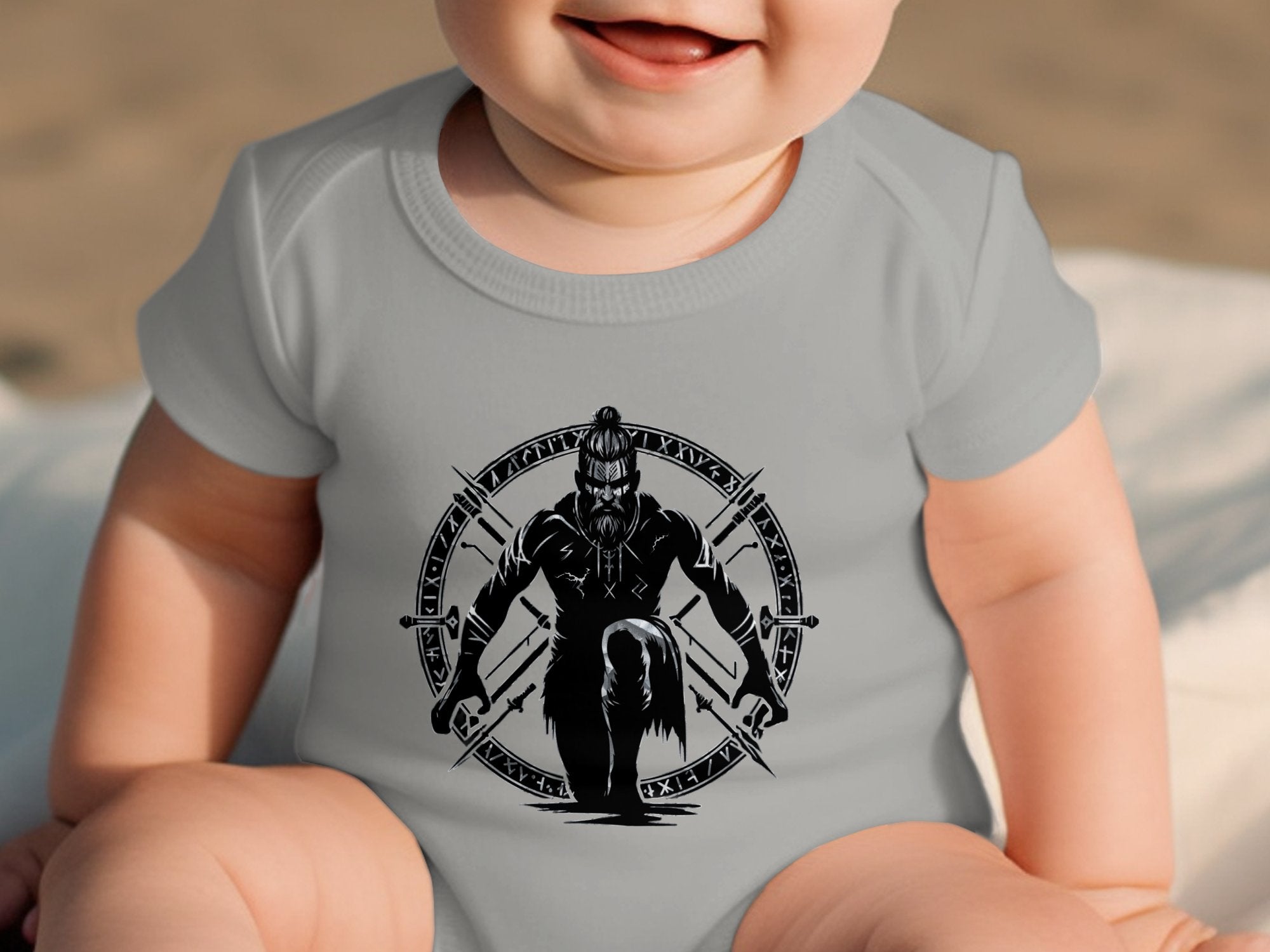 Viking Watchman - Coloured Youth Clothing Baby Bodysuits Norse Talisman Unisex Valhalla Toddler Design